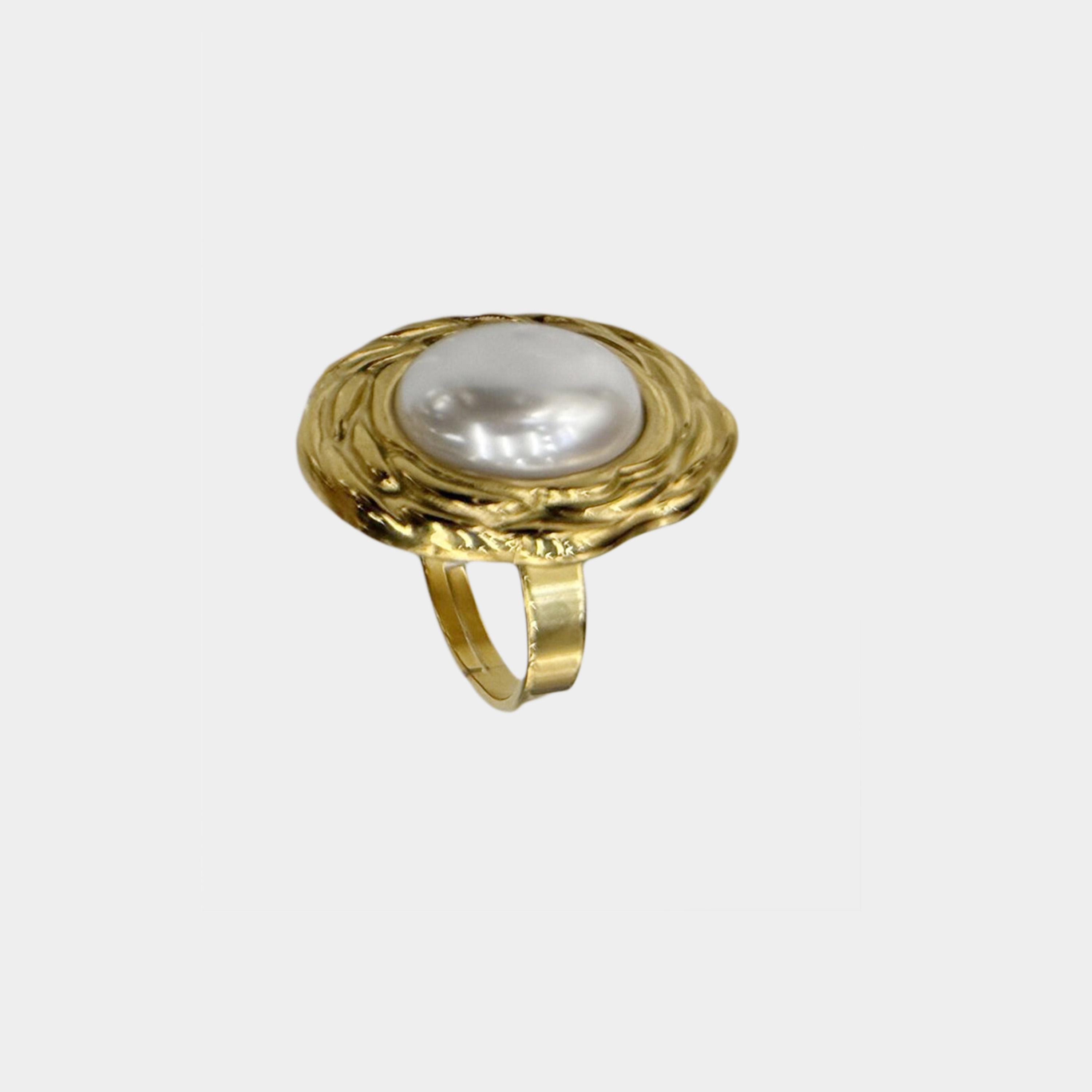 ستايلي-  خاتم مزين باللؤلؤ الصناعي-women-watchesandjewellery-jewellery-rings-image-1