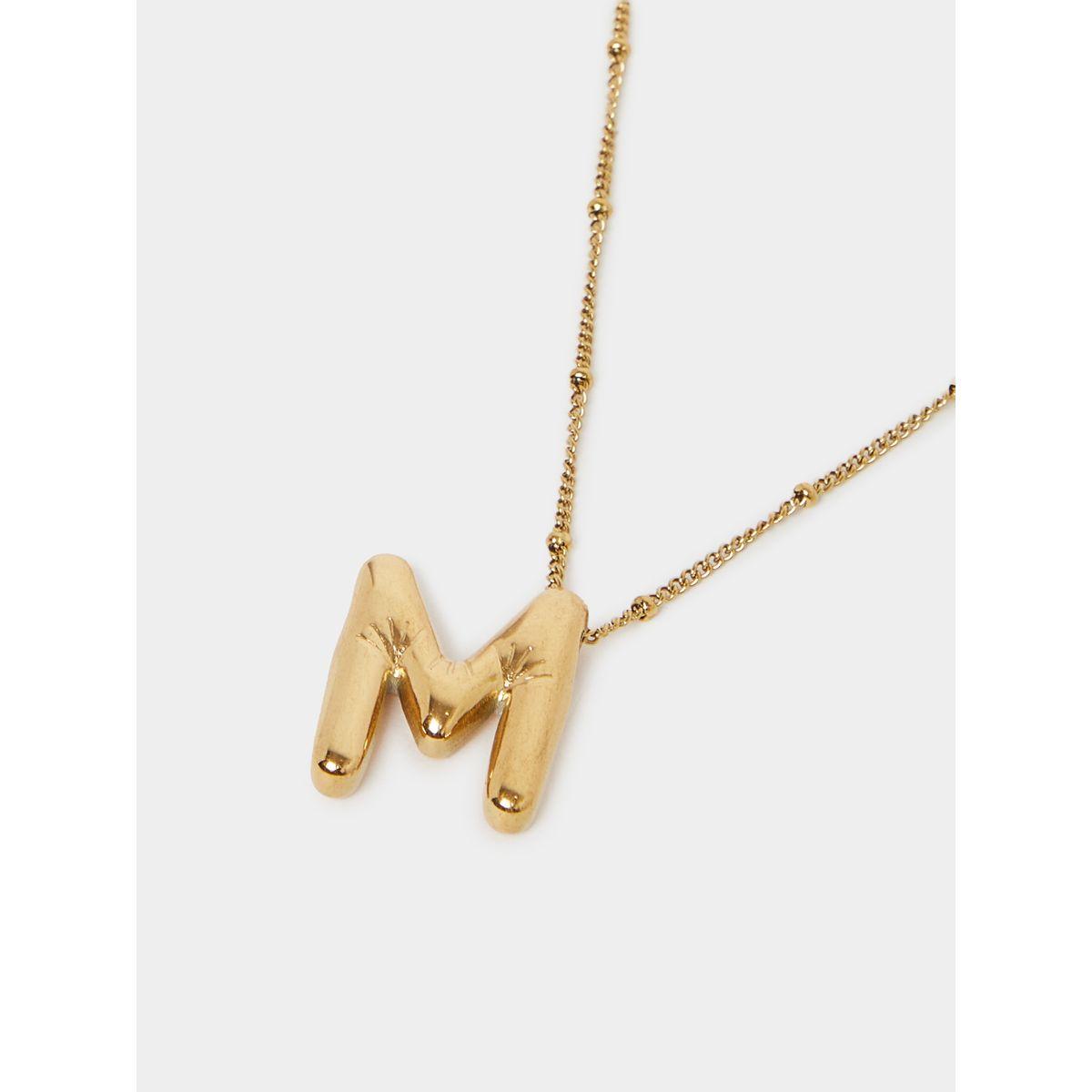 Initial M Pendant Necklace-women-watchesandjewellery-jewellery-necklacesandpendants-image-3
