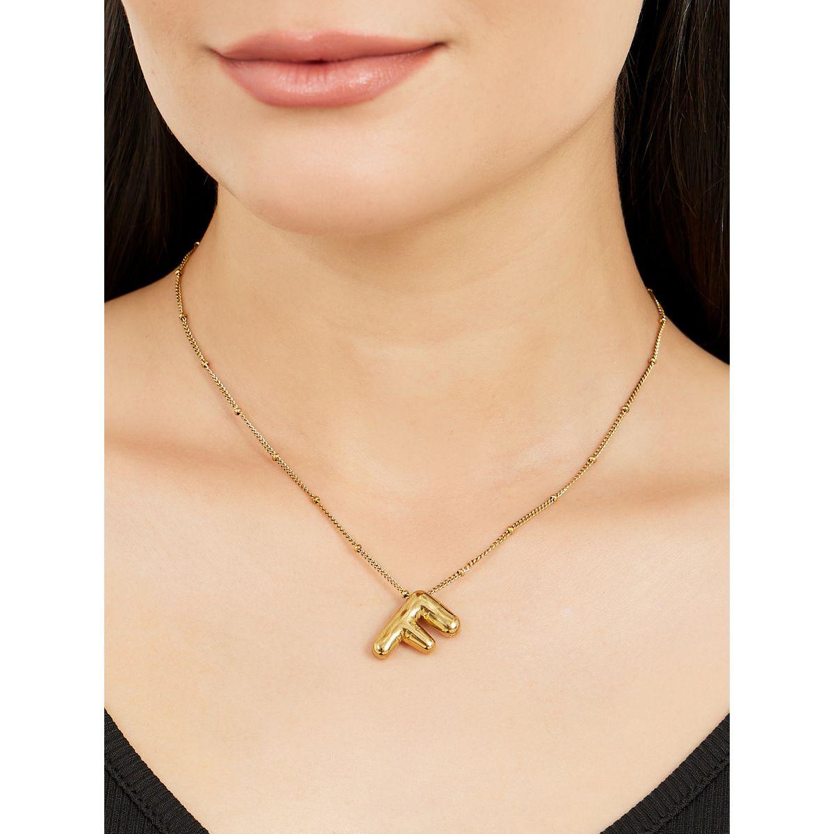 Initial F Pendant Necklace-women-watchesandjewellery-jewellery-necklacesandpendants-image-1