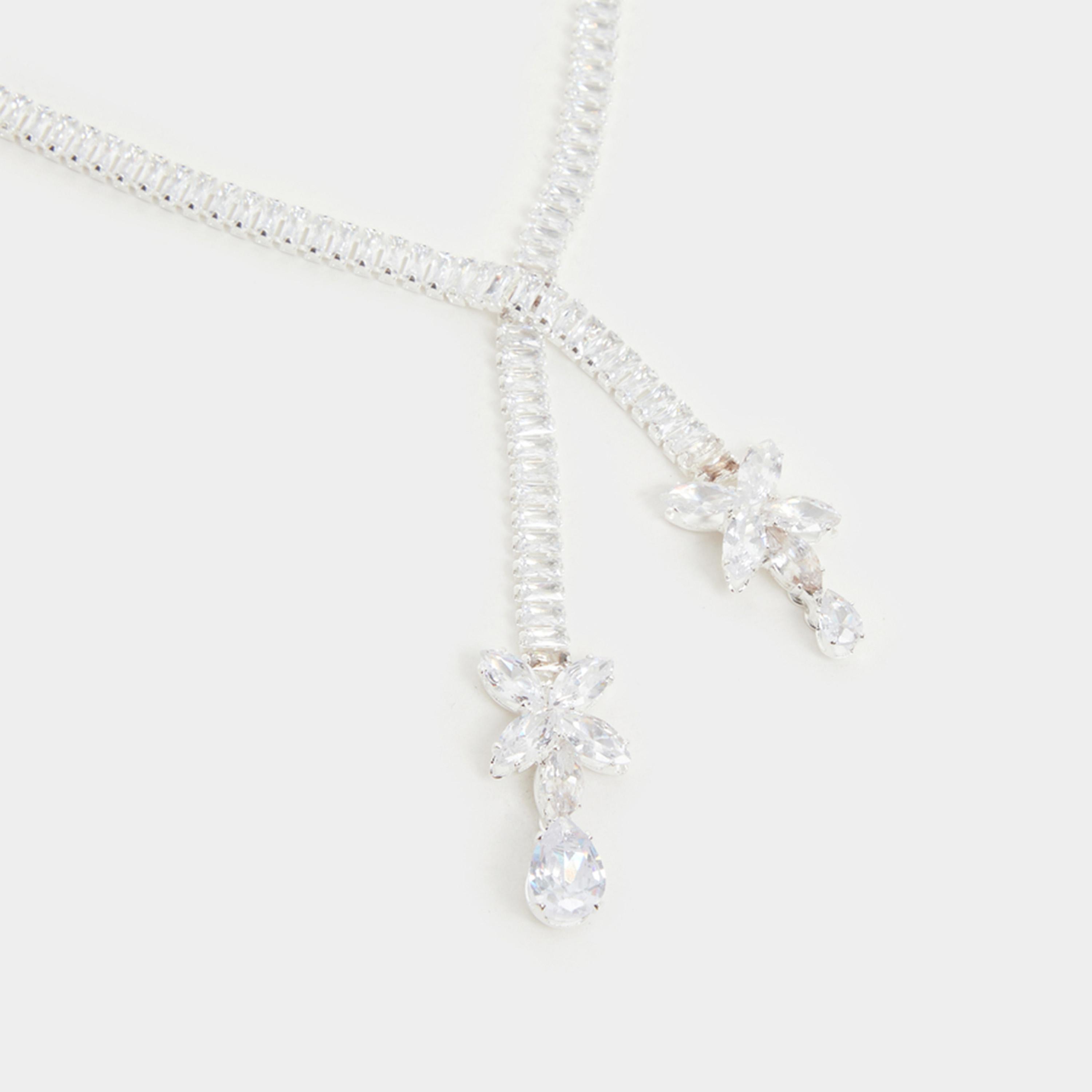 ستايلي - طقم مجوهرات مزين من قلادة وأقراط-women-watchesandjewellery-jewellery-jewellerysets-image-3