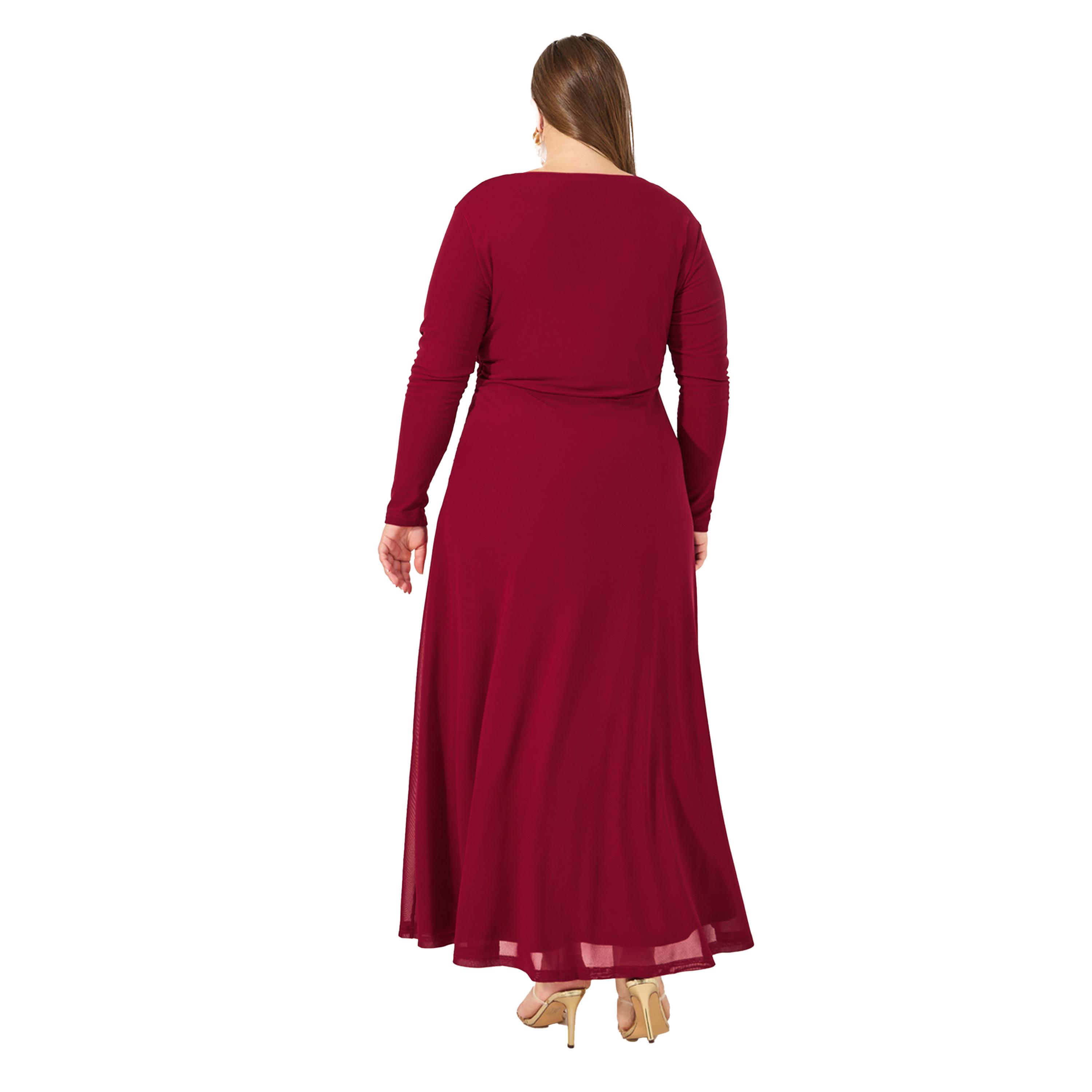 Styli Plus Size Square Neck A-Line Maxi Dress-women-clothing-dresses-image-5