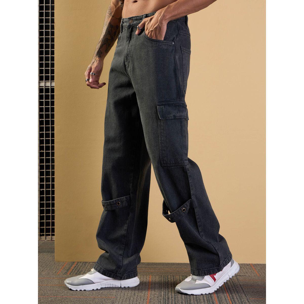 Mascln Sassafras X Styli  Mid Rise Relaxed Fit Baggy Jeans with Cargo Pockets-men-clothing-bottoms-jeans-image-3