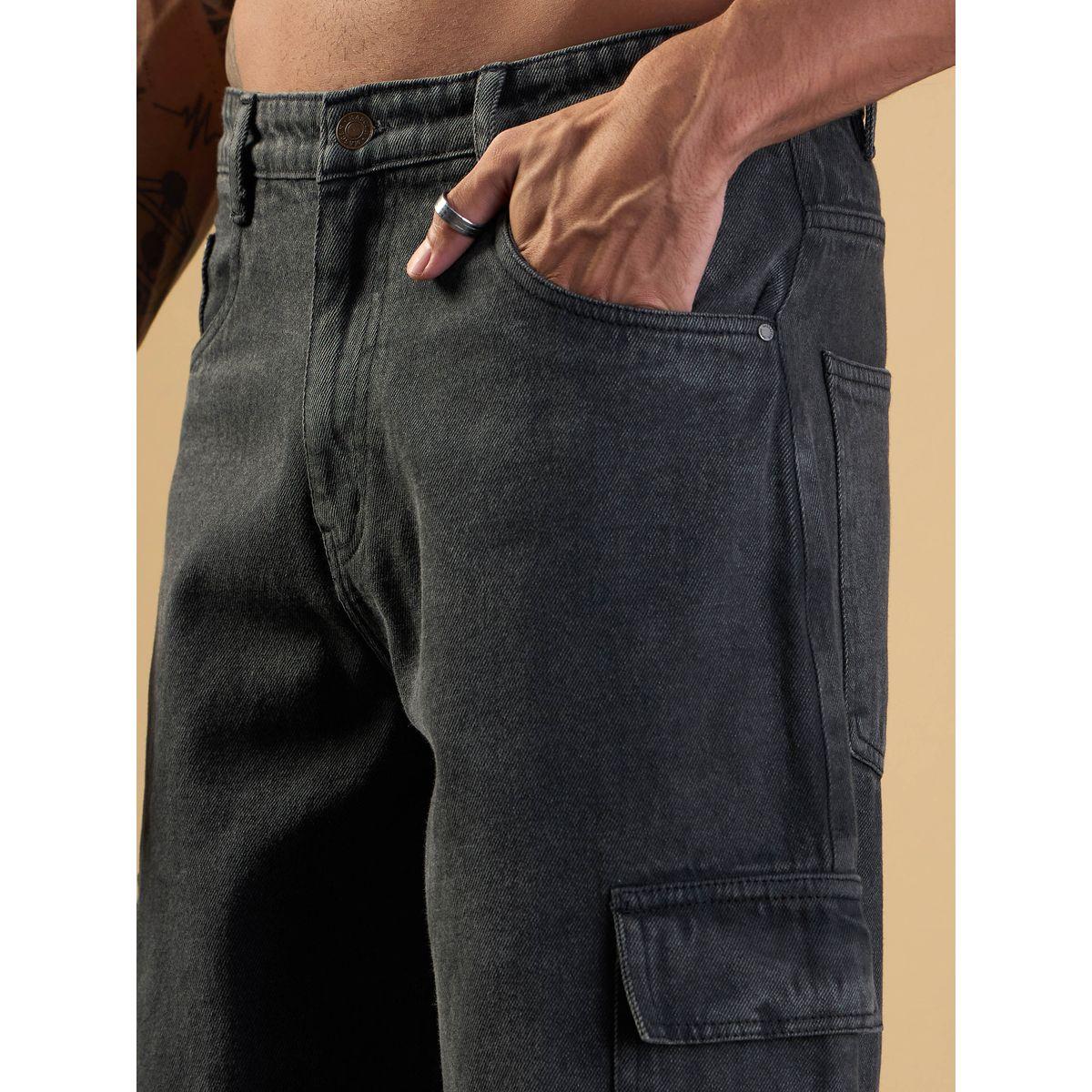 جينز باجي بقصة مريحة مع جيوب كارجو ماسكلن ساسافراس × ستايلي-men-clothing-bottoms-jeans-image-4