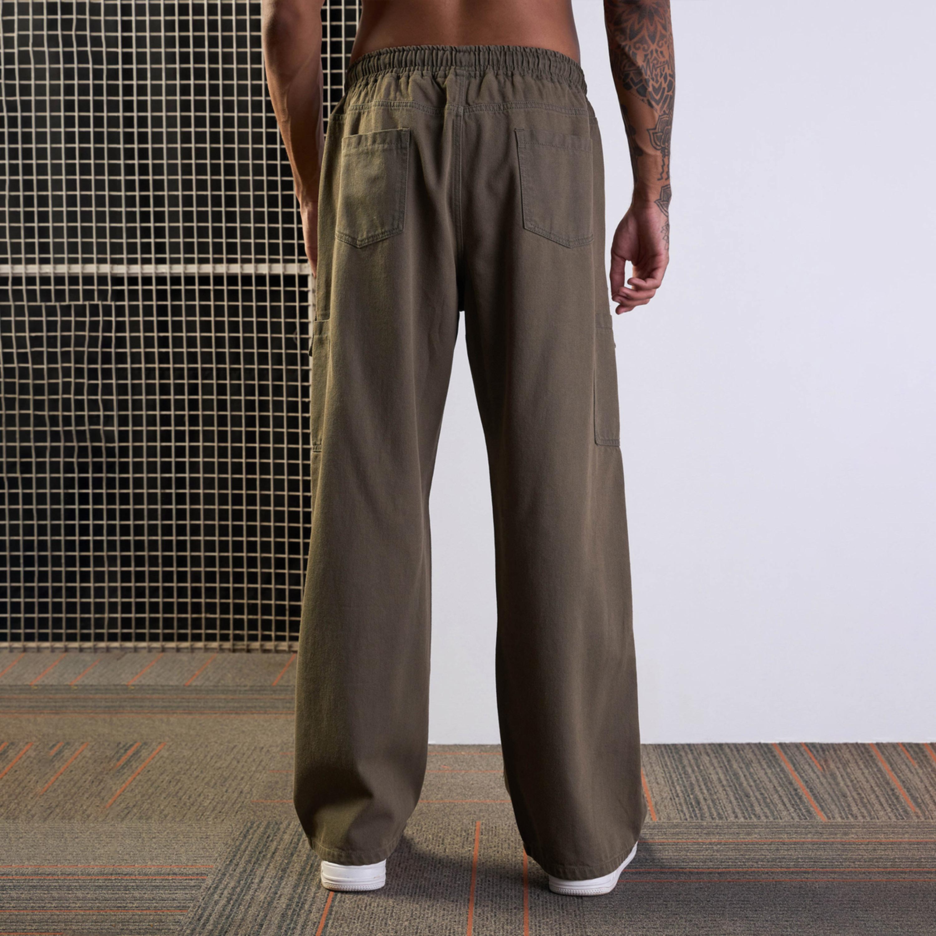 Mascln Sassafras X Styli Solid Mid-Rise Baggy Cargo Jeans-men-clothing-bottoms-jeans-image-5