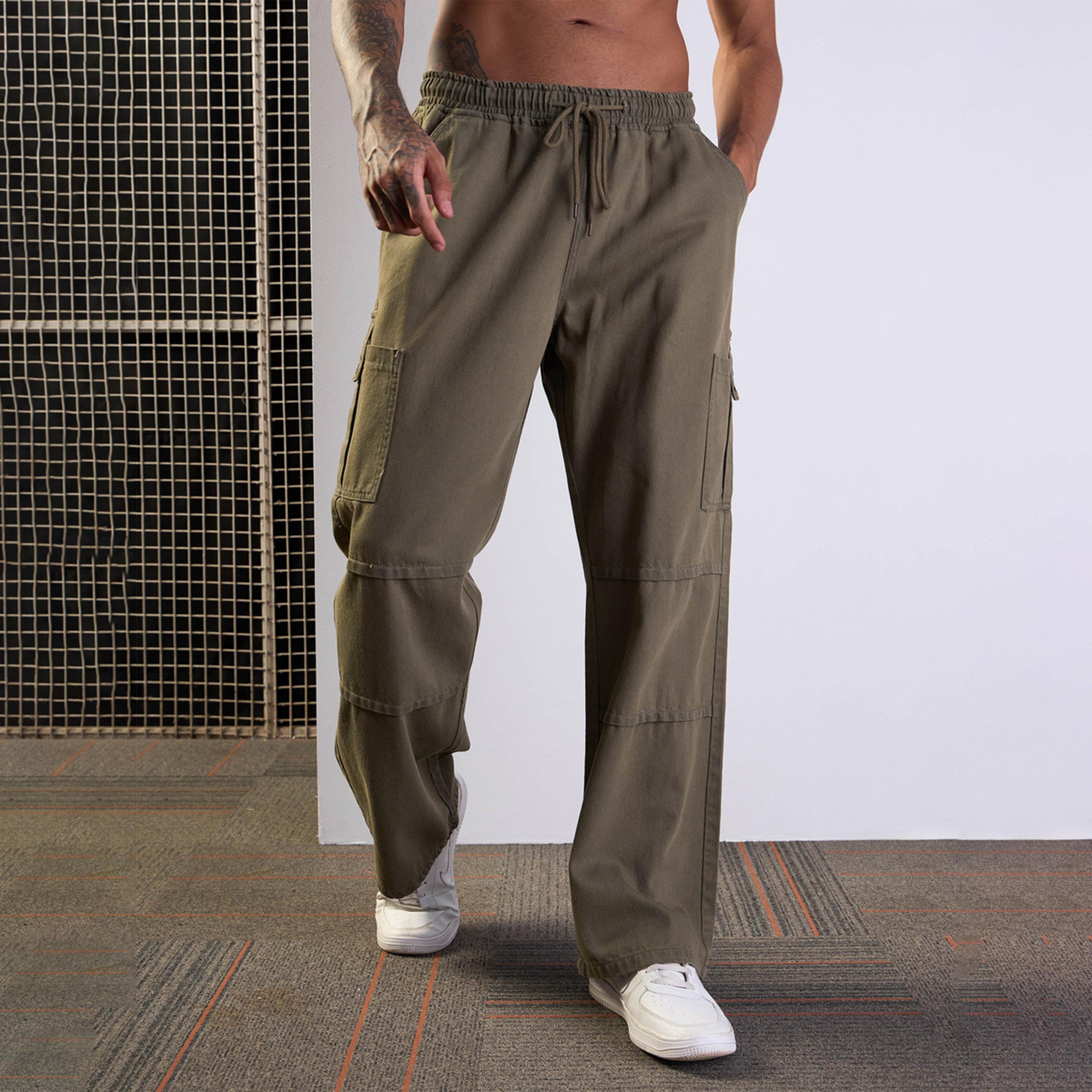 Mascln Sassafras X Styli Solid Mid-Rise Baggy Cargo Jeans-men-clothing-bottoms-jeans-image-9