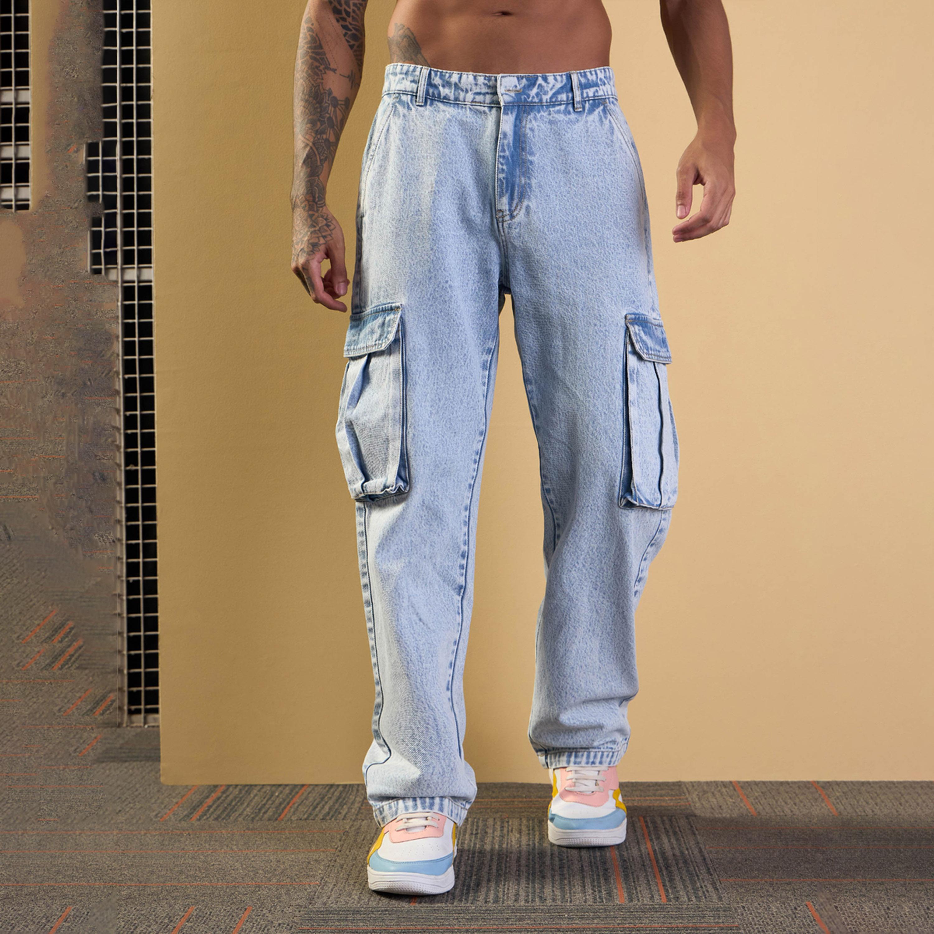 Mascln Sassafras X Styli Acid Washed Mid-Rise Cargo Jeans-men-clothing-bottoms-jeans-image-7