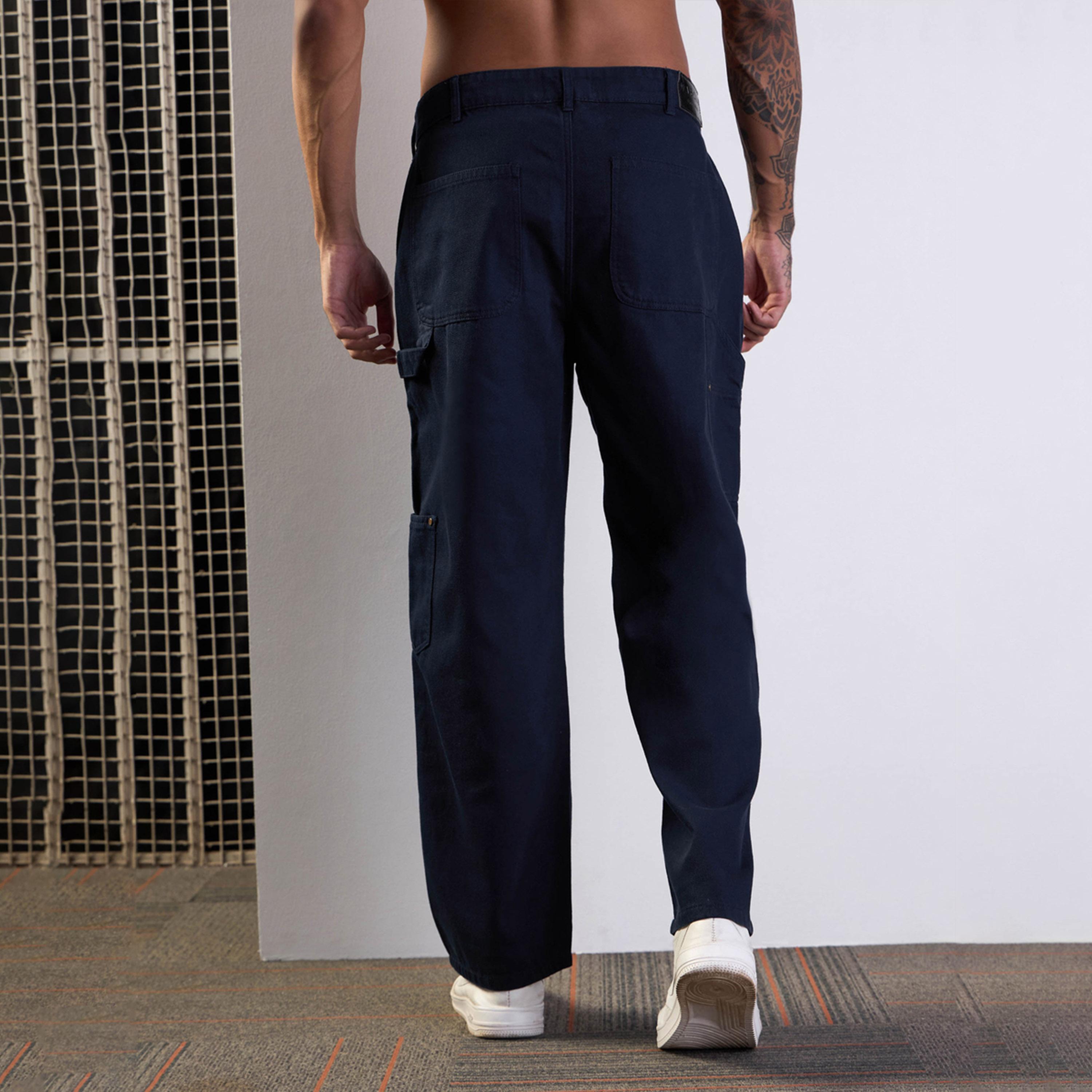 Mascln Sassafras X Styli Navy Blue Relax Fit Carpenter Jeans-men-clothing-bottoms-jeans-image-5