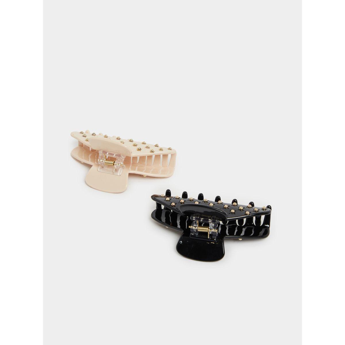 Set of 2 - Embellished Hair Claw-women-hairaccessories-bands-image-3