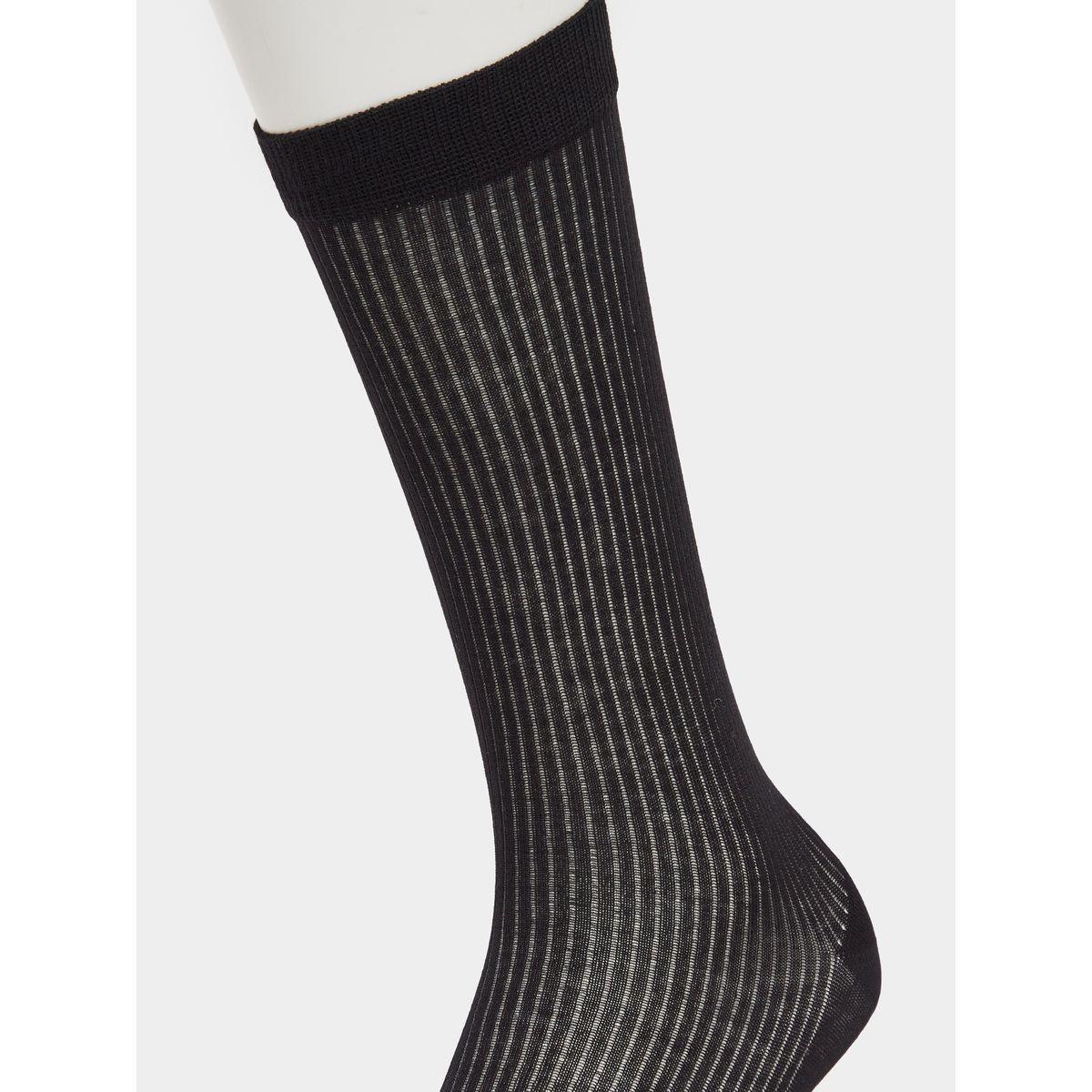 Styli Textured Crew Socks-women-socksandstockings-image-2