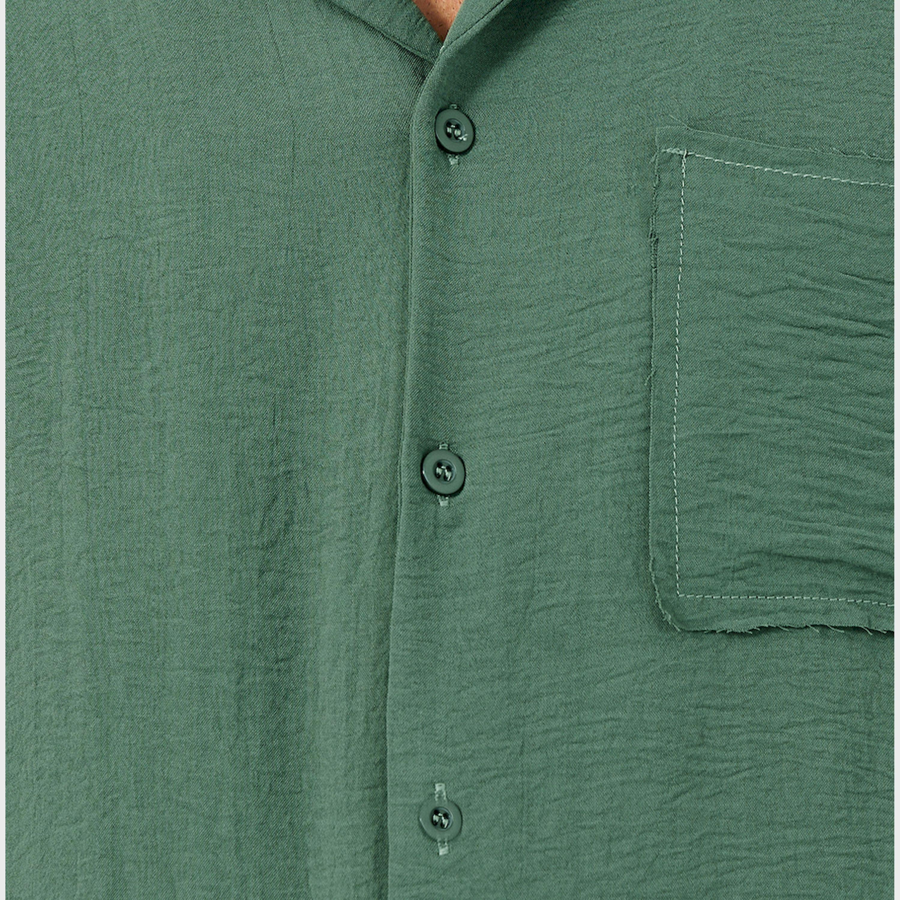 ستايلي - طقم بنطال بيجامة وقميص قطني مجعد بأكمام طويلة-men-clothing-nightwear-sets-image-3