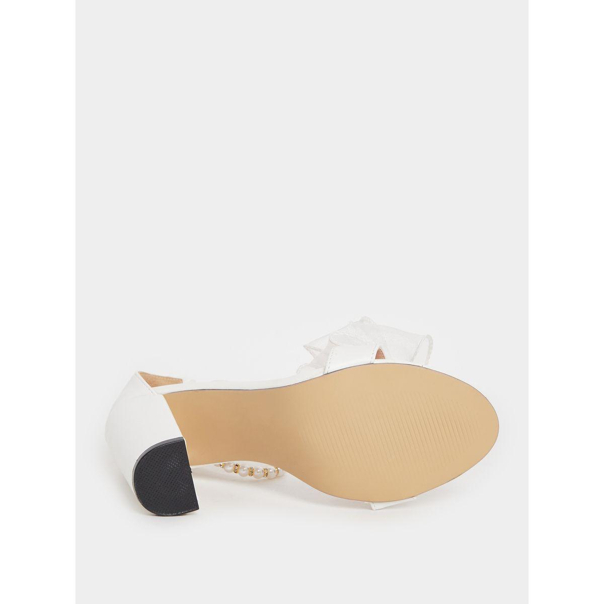 Take Two Floral Faux Pearl Applique Block Heel Sandals-women-shoes-sandals-heeled-image-6