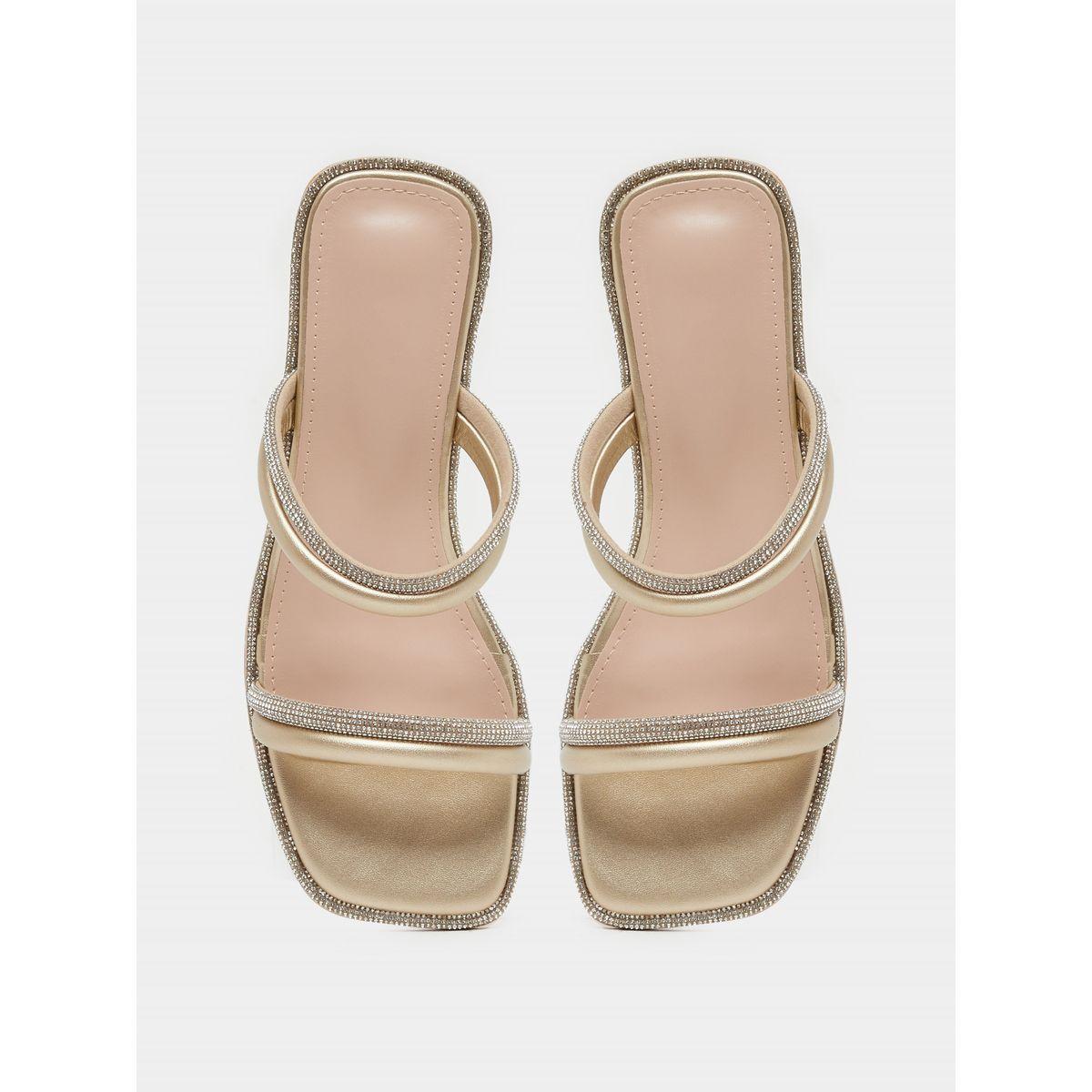Take Two Embellished Metallic Kitten Heel Sandals-women-shoes-sandals-heeled-image-5