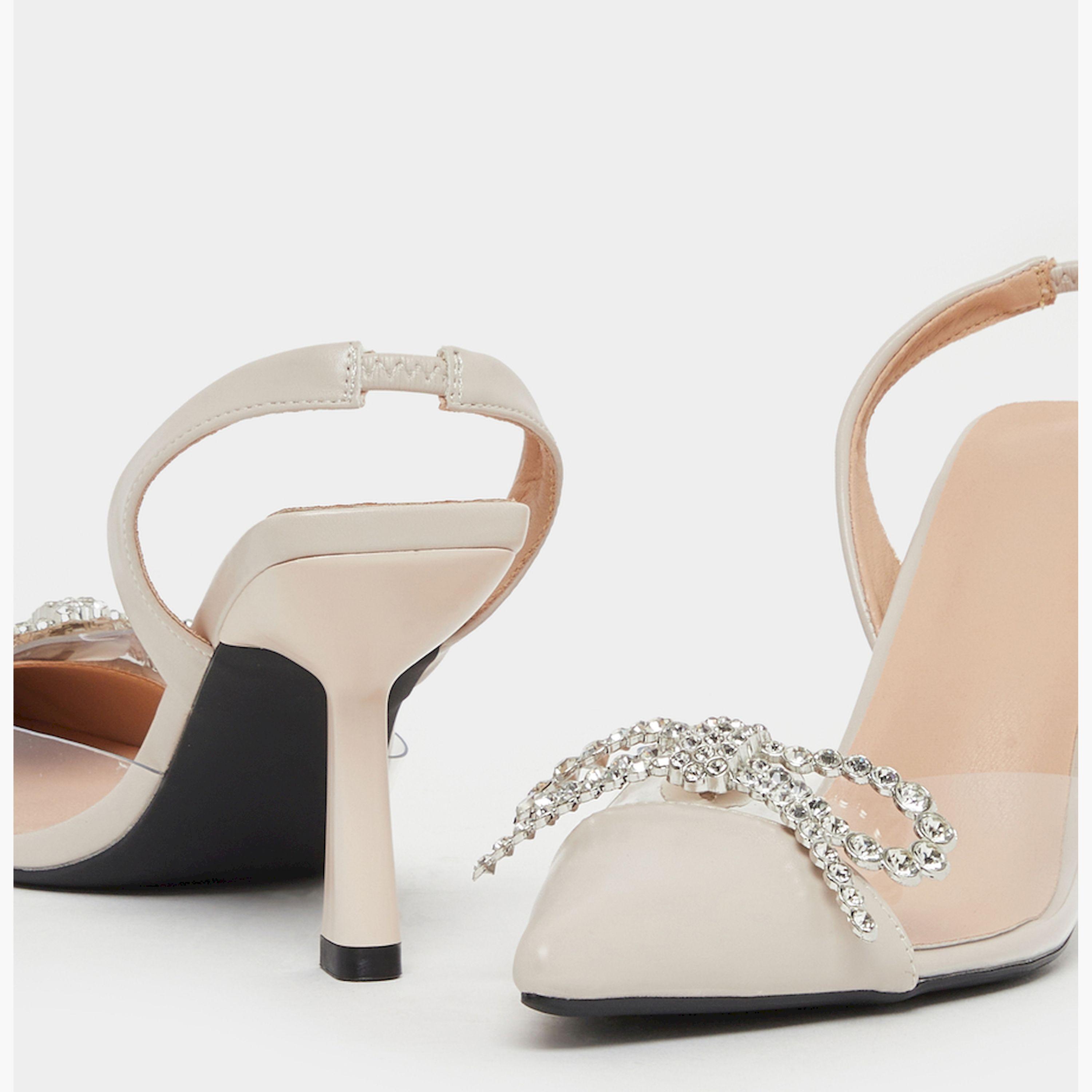 ستايلي - حذاء ستيليتو بكعب عالٍ مزين بفيونكة-women-shoes-heels-image-4