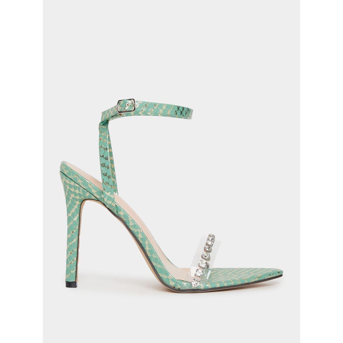 Take Two Embellished Transparent Strap Stiletto Heel Sandals-women-shoes-sandals-heeled-image-1