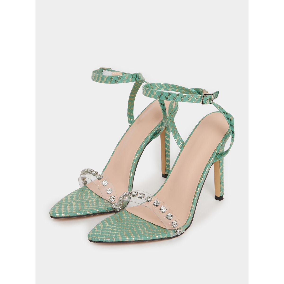 Take Two Embellished Transparent Strap Stiletto Heel Sandals-women-shoes-sandals-heeled-image-2
