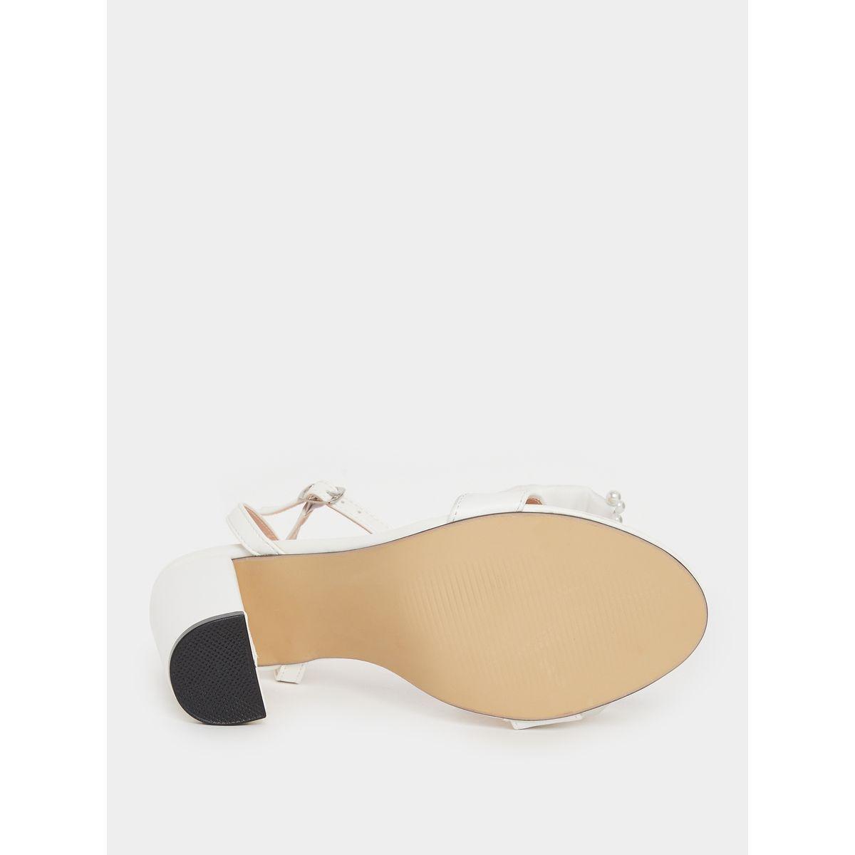 Take Two Embellished Bow Pearl Detail Block Heel Sandals-women-shoes-sandals-heeled-image-6