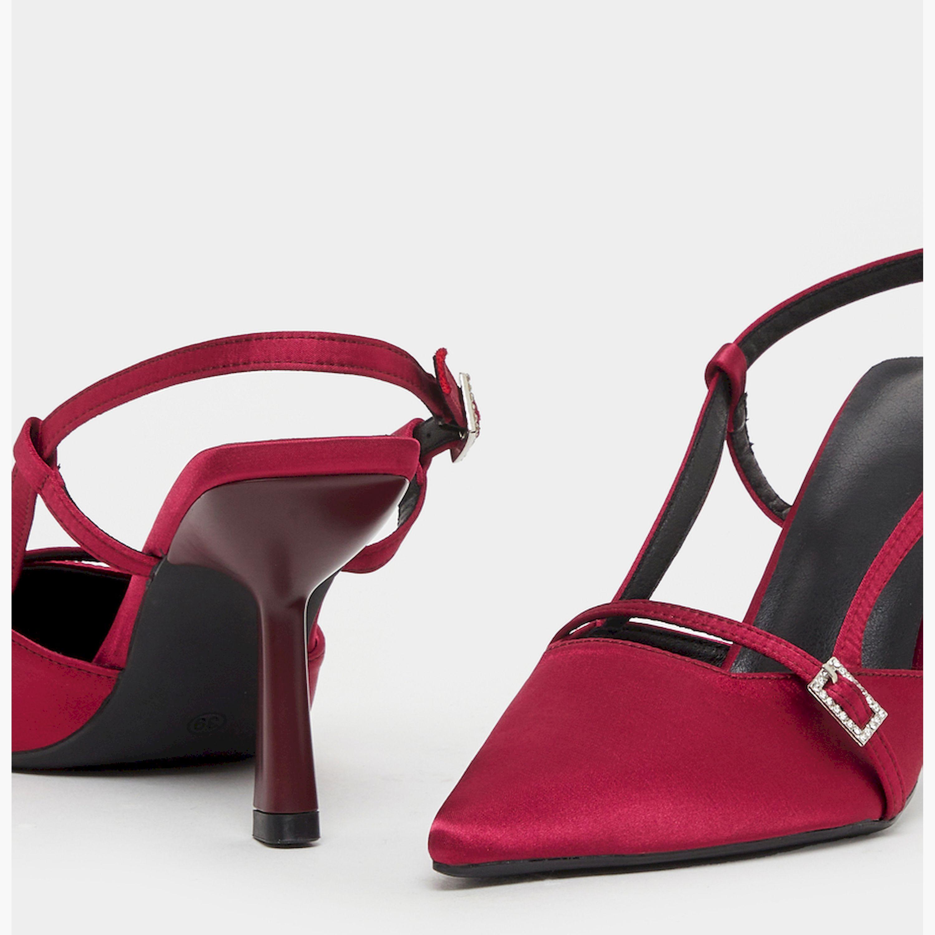 ستايلي - حذاء ستيليتو بكعب عالٍ مزين بإبزيم-women-shoes-heels-image-3