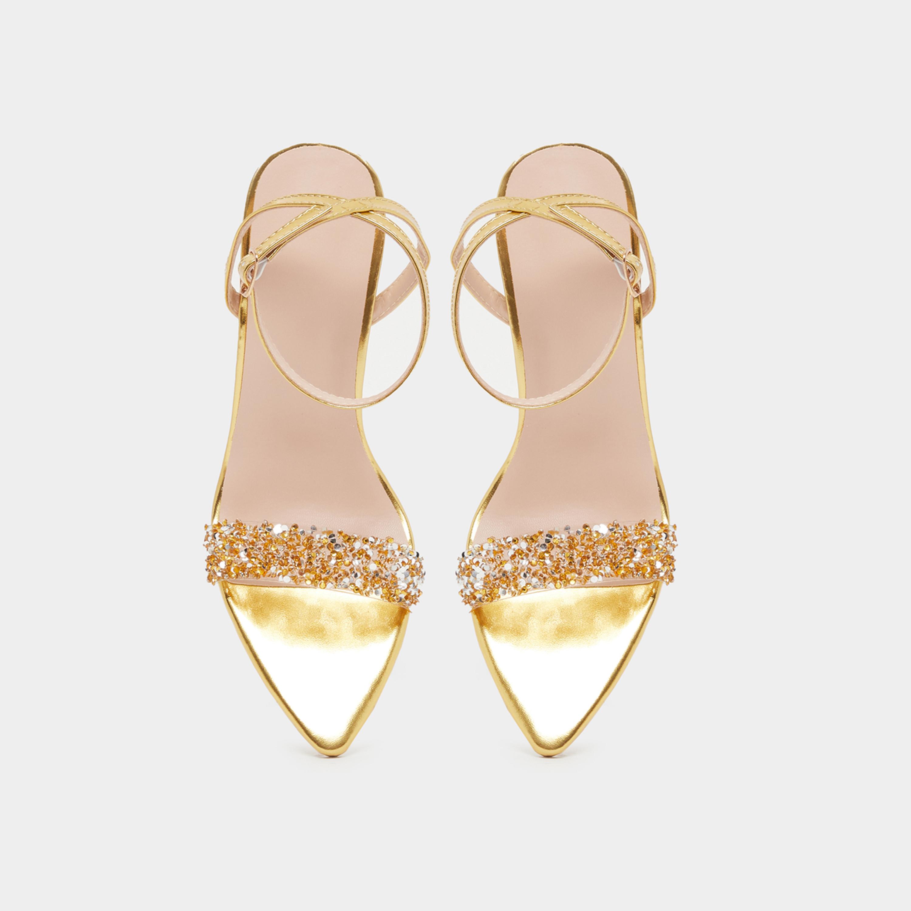 Take Two Embellished Ankle Strap Kitten Heel Sandals-women-shoes-heels-image-5