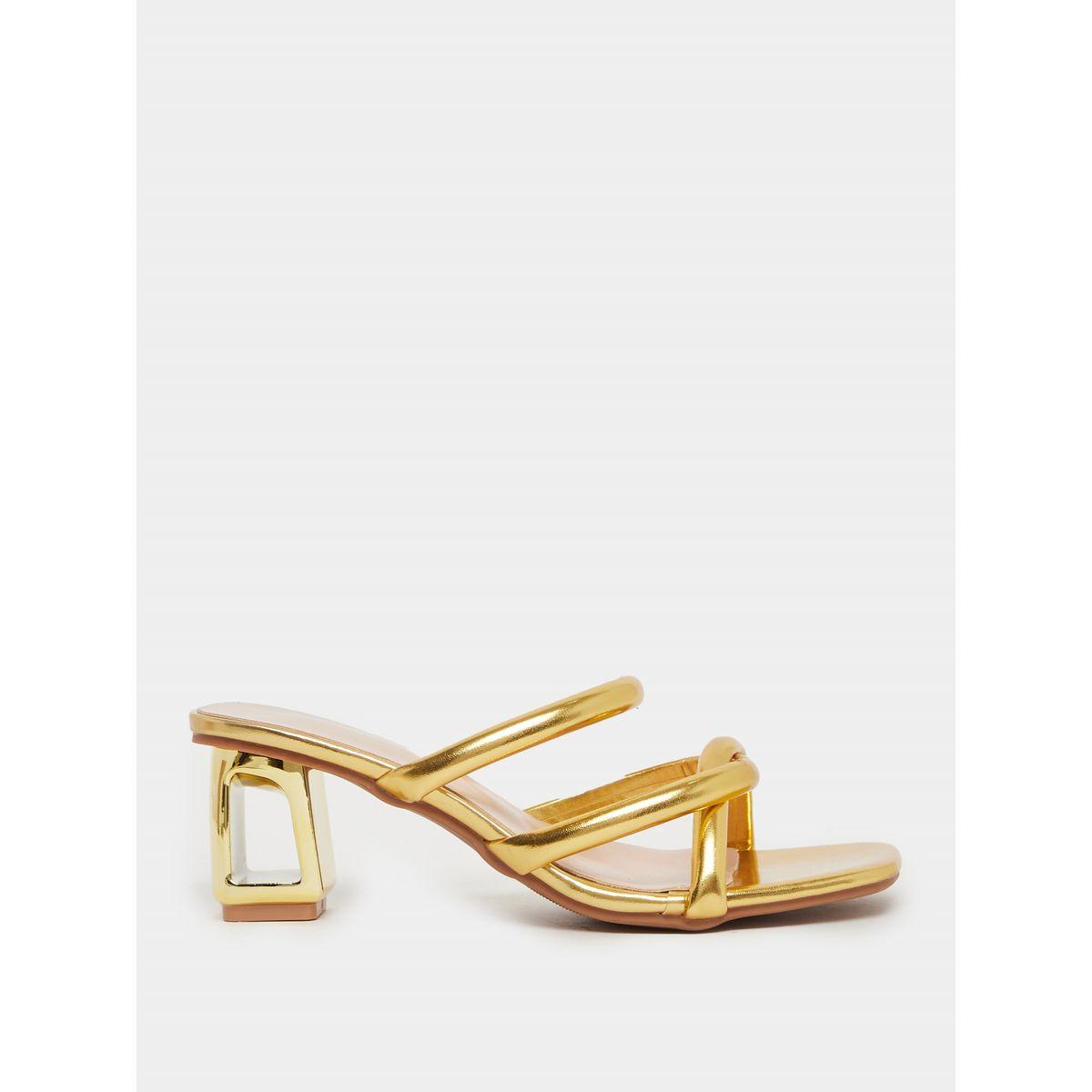 صندل بكعب سميك وتفاصيل براقة-women-shoes-heels-image-1