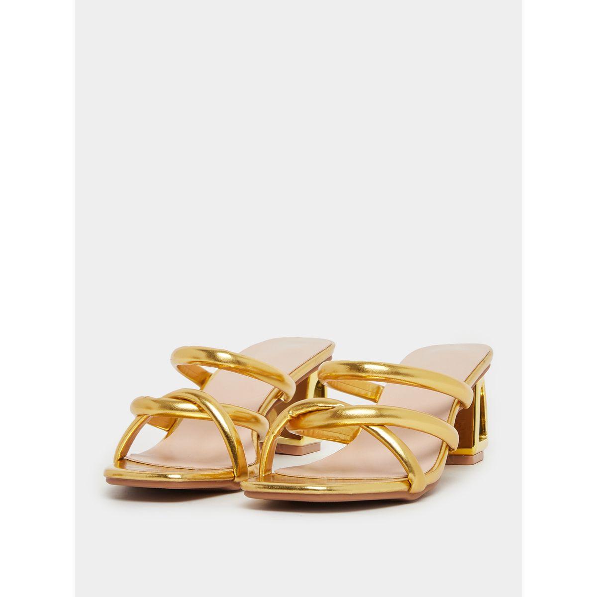 صندل بكعب سميك وتفاصيل براقة-women-shoes-heels-image-2
