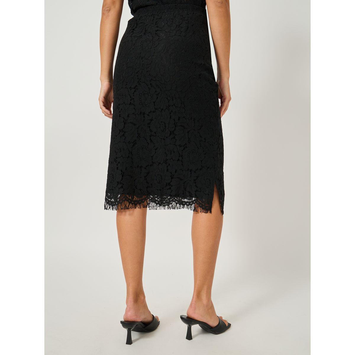 تنورة ميدي بتفاصيل دانتيل-women-clothing-bottoms-skirts-image-5