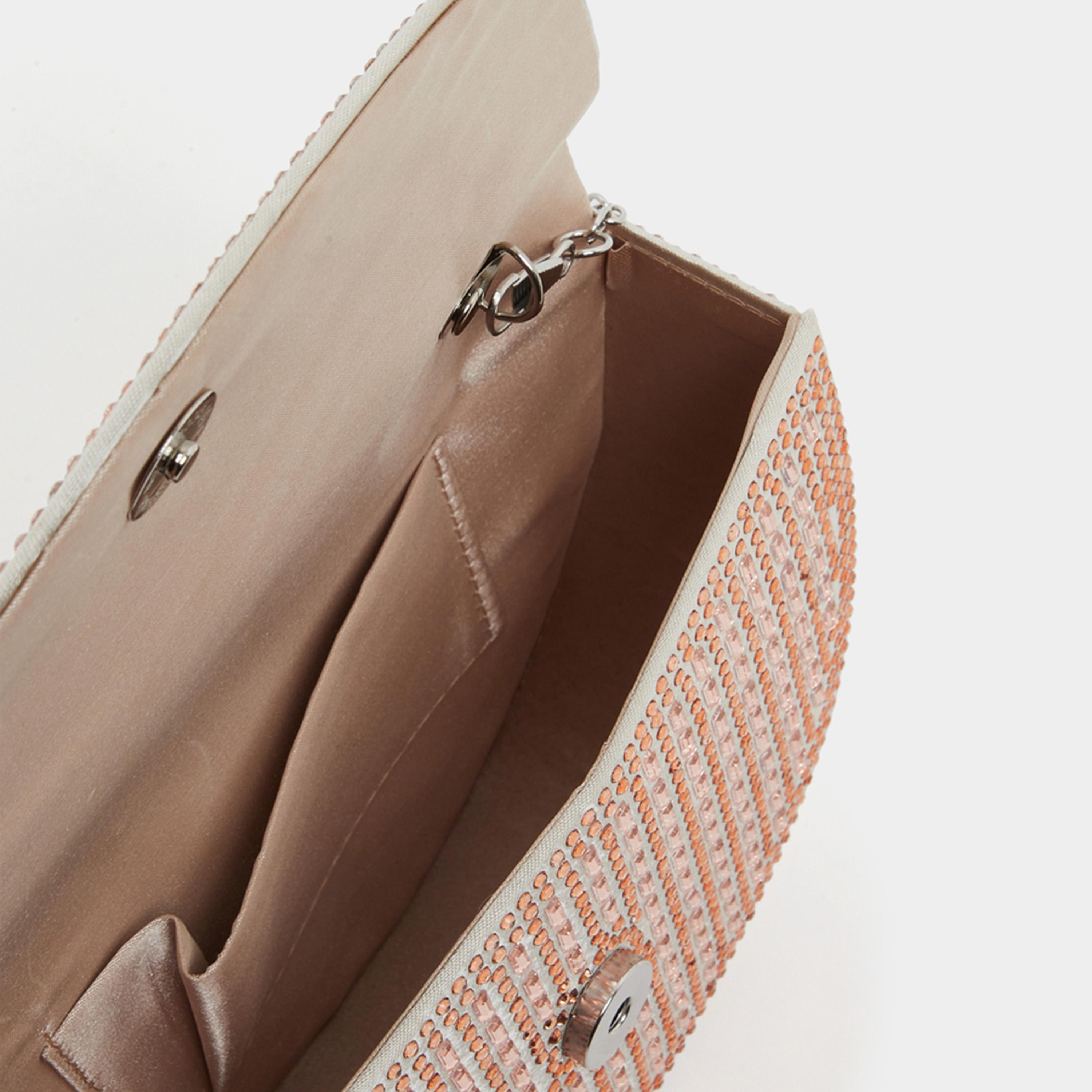 Styli Embellished Clutch with Chain Strap-women-bagsandwallets-handbags-image-4