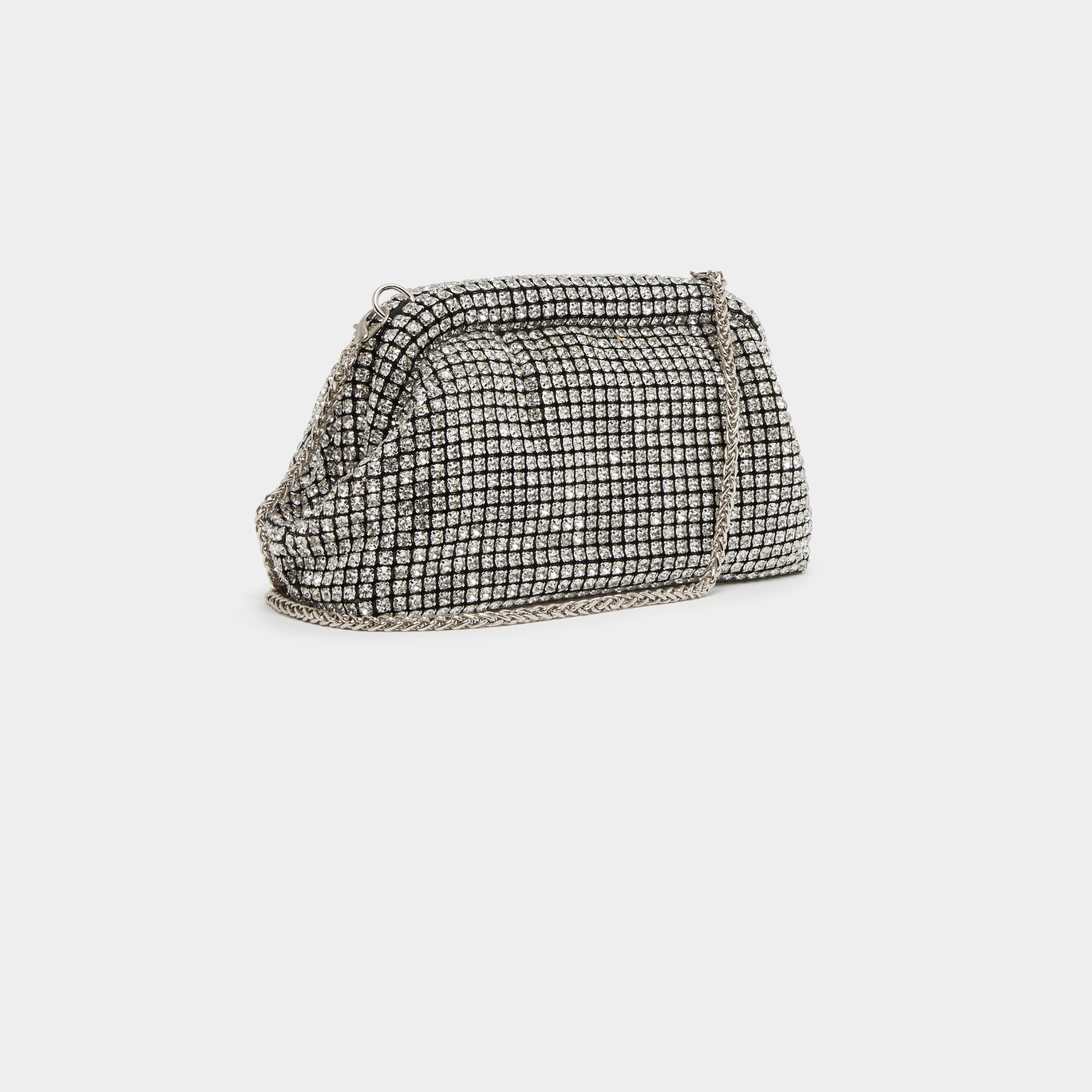 ستايلي - حقيبة كلاتش مزينة مع حزام سلسلة-women-bagsandwallets-handbags-image-1