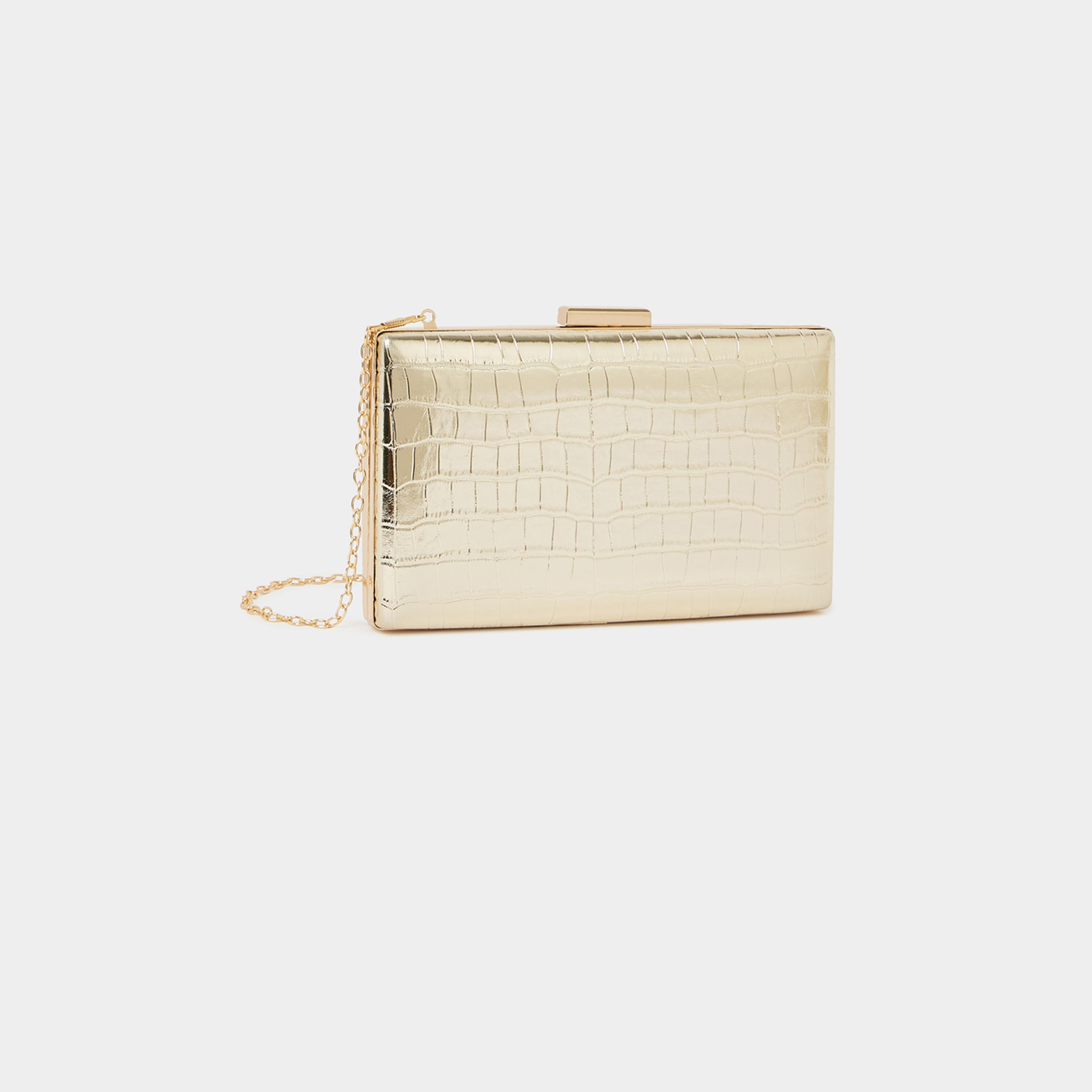 ستايلي - حقيبة كلاتش بطبعة ثعبان ولمعة معدنية-women-bagsandwallets-handbags-image-1