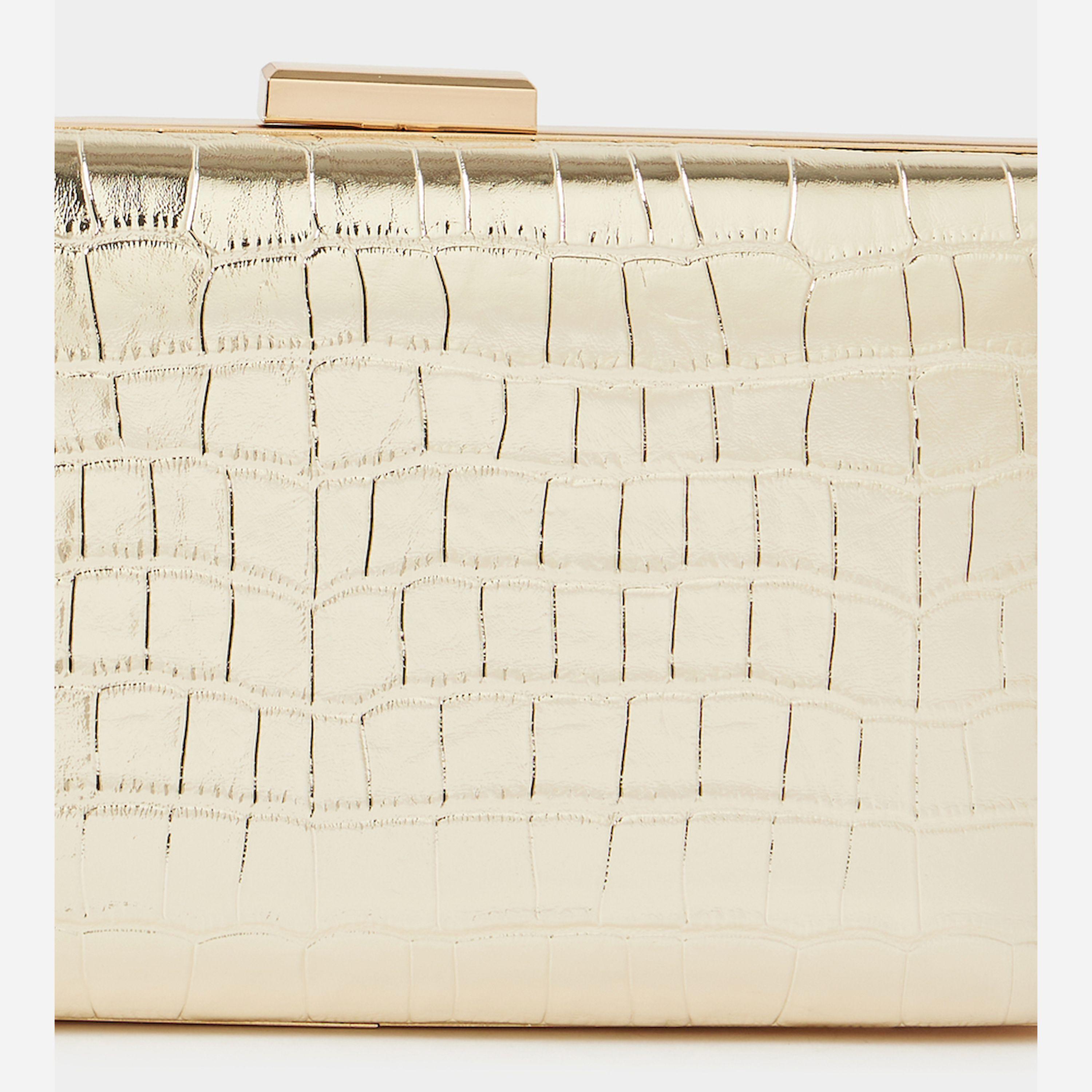 Styli Metallic Snake Print Clutch-women-bagsandwallets-handbags-image-3