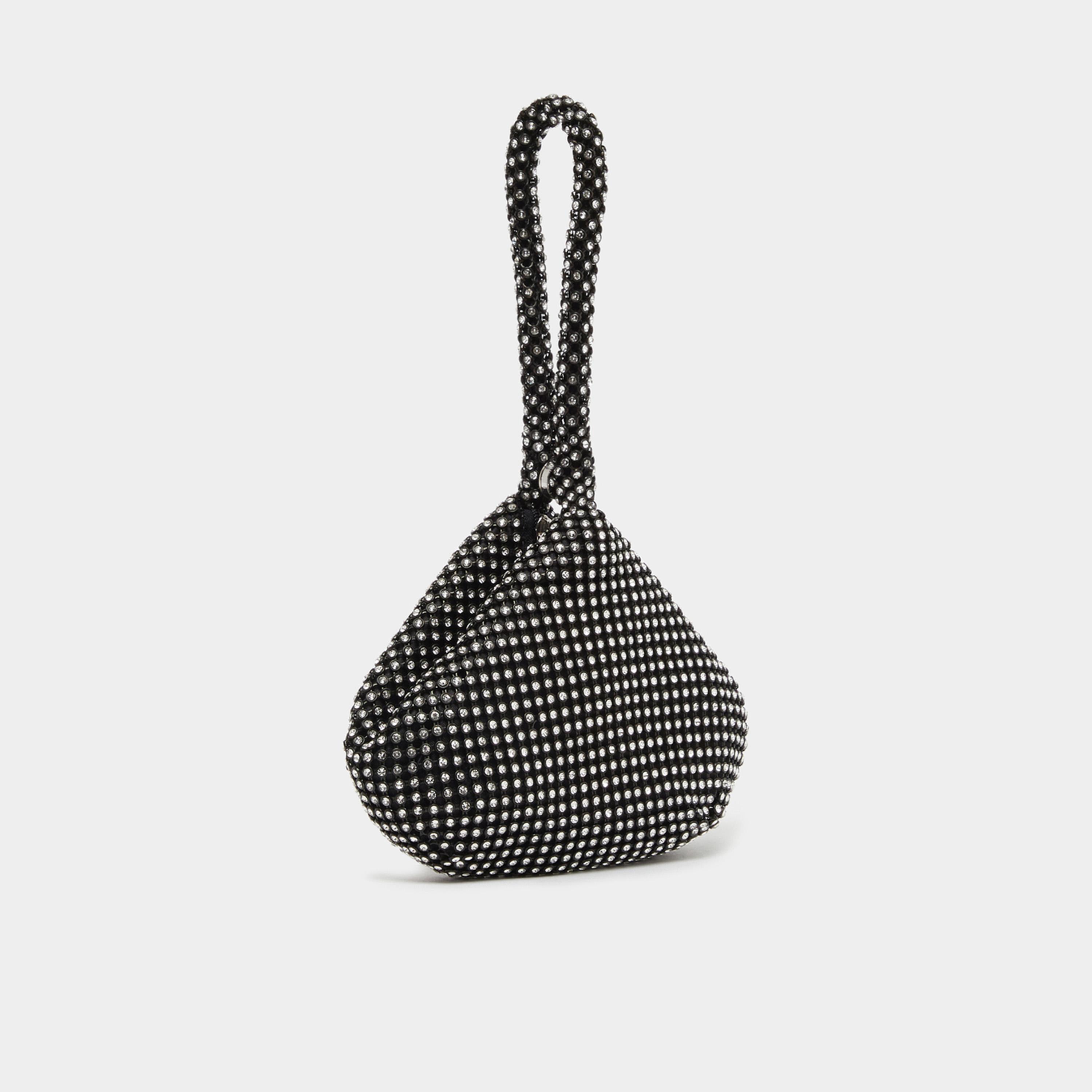 Styli All-Over Embellished Handbag with Zip Closure-women-bagsandwallets-handbags-image-1