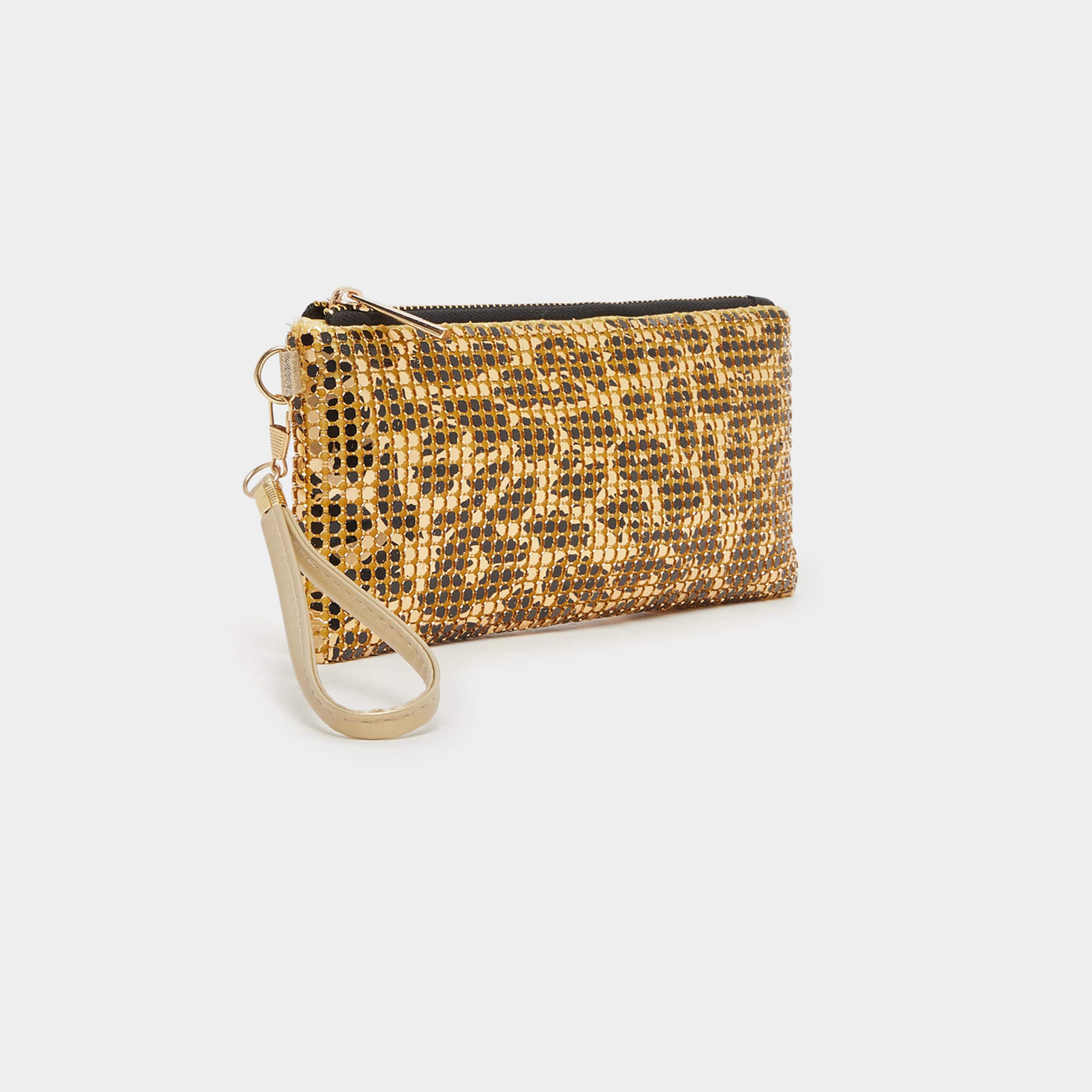 Styli Embellished Clutch with Zip Closure-women-bagsandwallets-handbags-image-1