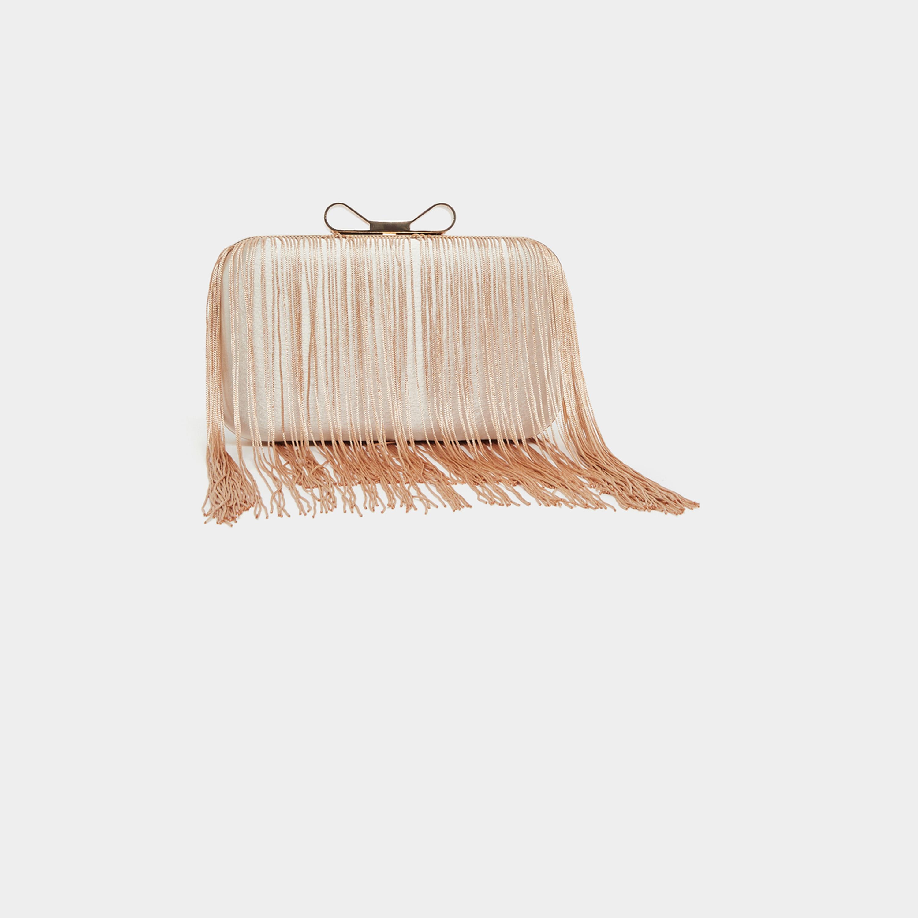 ستايلي - حقيبة كلاتش بلمعة معدنية مع حزام سلسلة-women-bagsandwallets-handbags-image-2