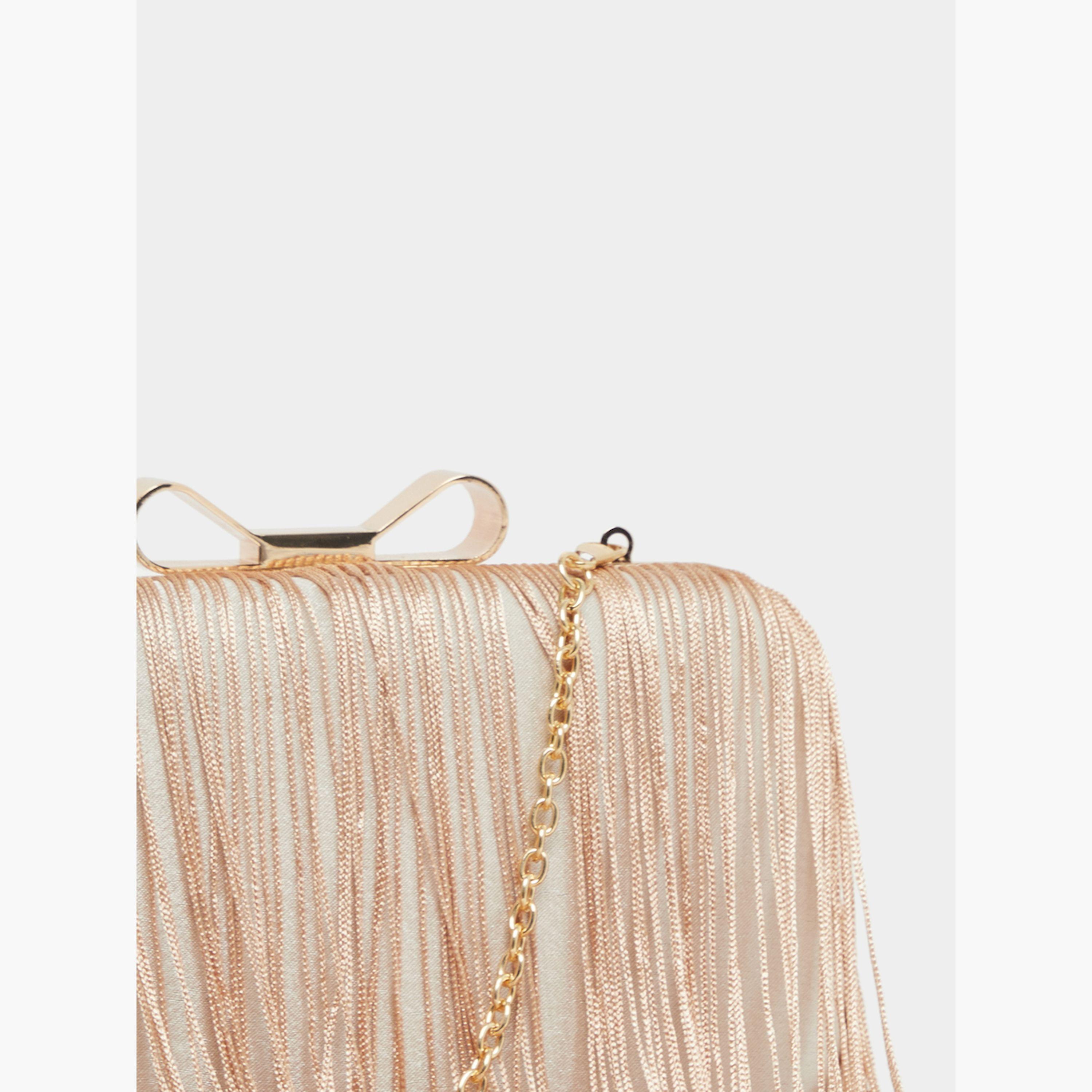 Styli Embellished Metallic Clutch with Chain Strap-women-bagsandwallets-handbags-image-3