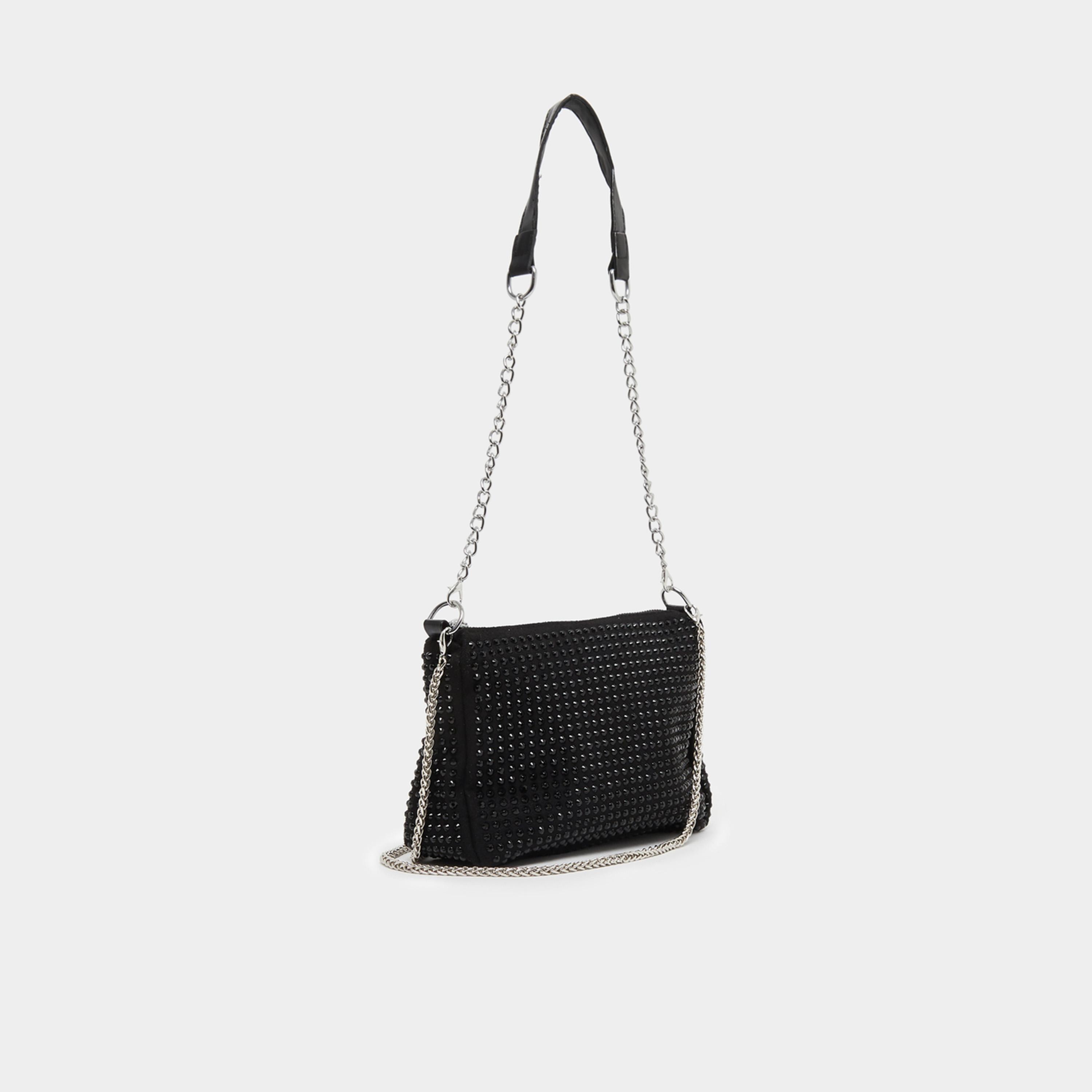 ستايلي - حقيبة كتف مزينة بسلسلة-women-bagsandwallets-handbags-image-4