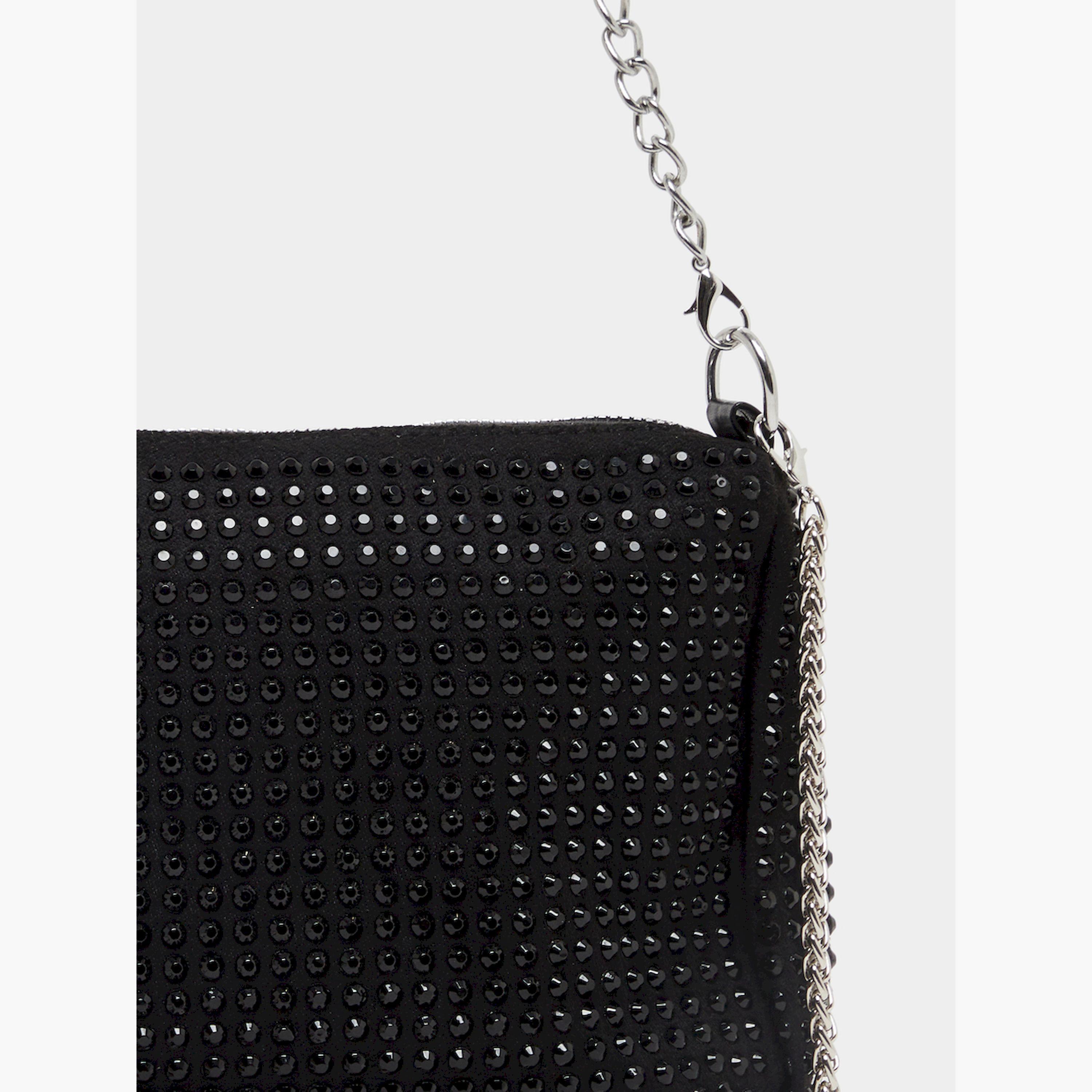 ستايلي - حقيبة كتف مزينة بسلسلة-women-bagsandwallets-handbags-image-2