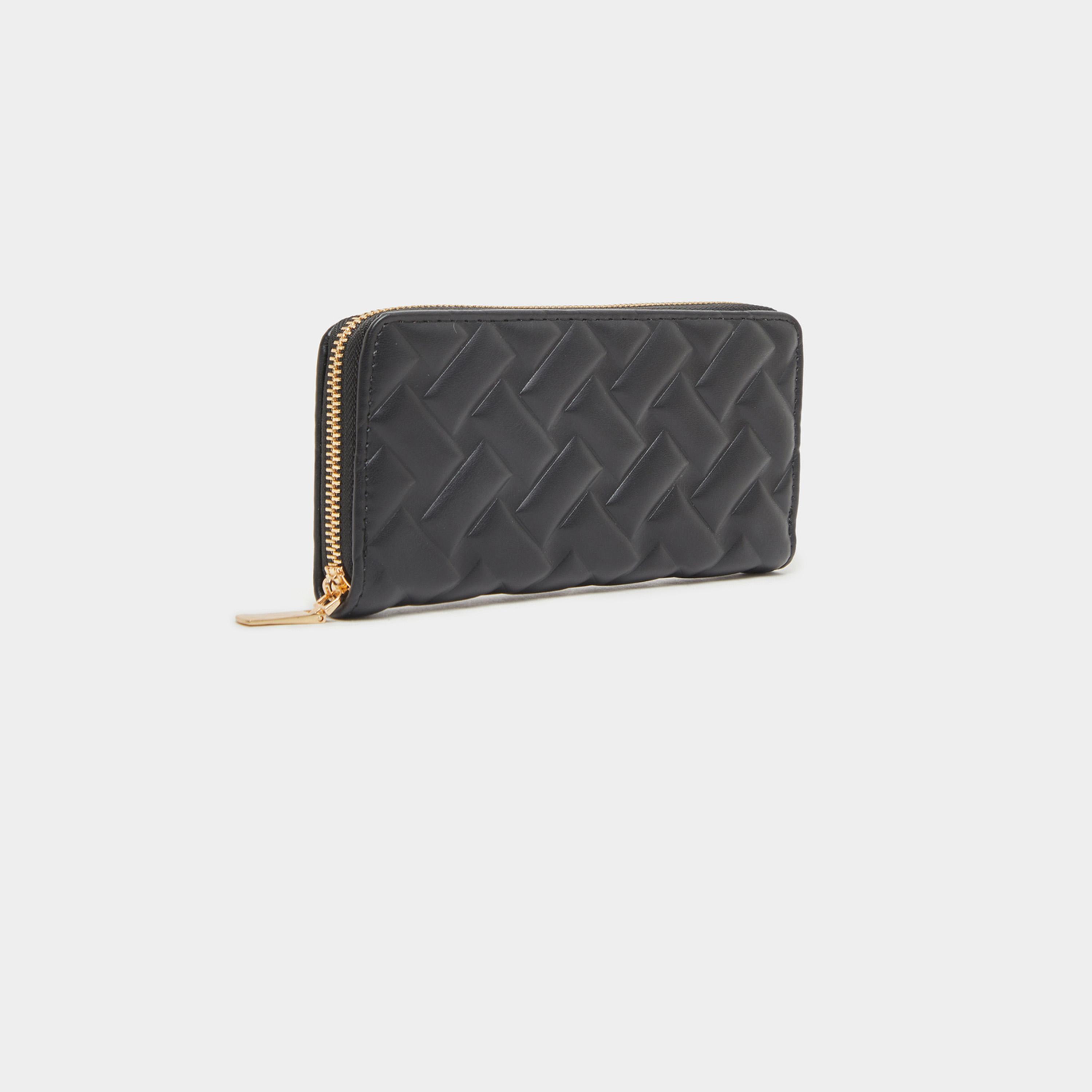 Styli Quilted Zip Around Wallet-women-bagsandwallets-wallets-image-1