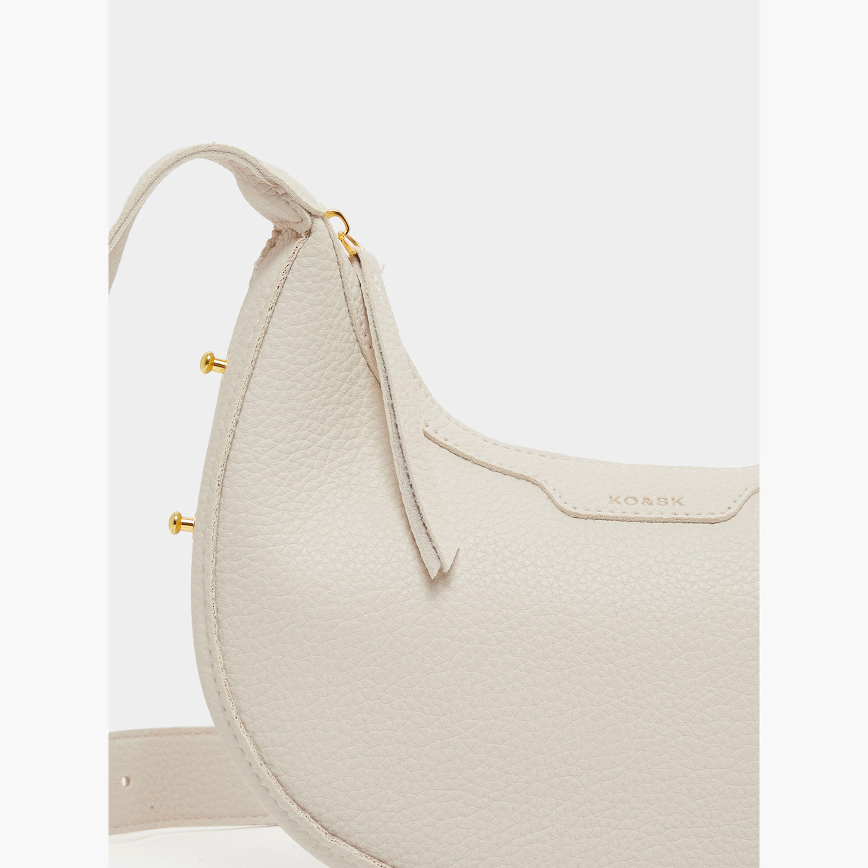 Styli Solid Shoulder Bag with Zip Closure-women-bagsandwallets-handbags-image-3