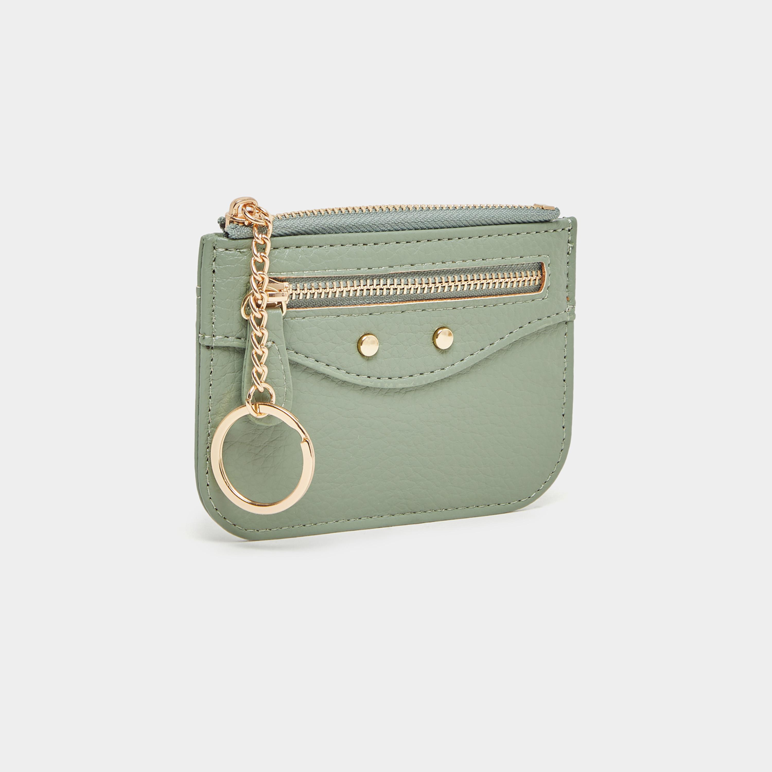 Styli Textured Wallet with Zip Closure-women-bagsandwallets-wallets-image-1