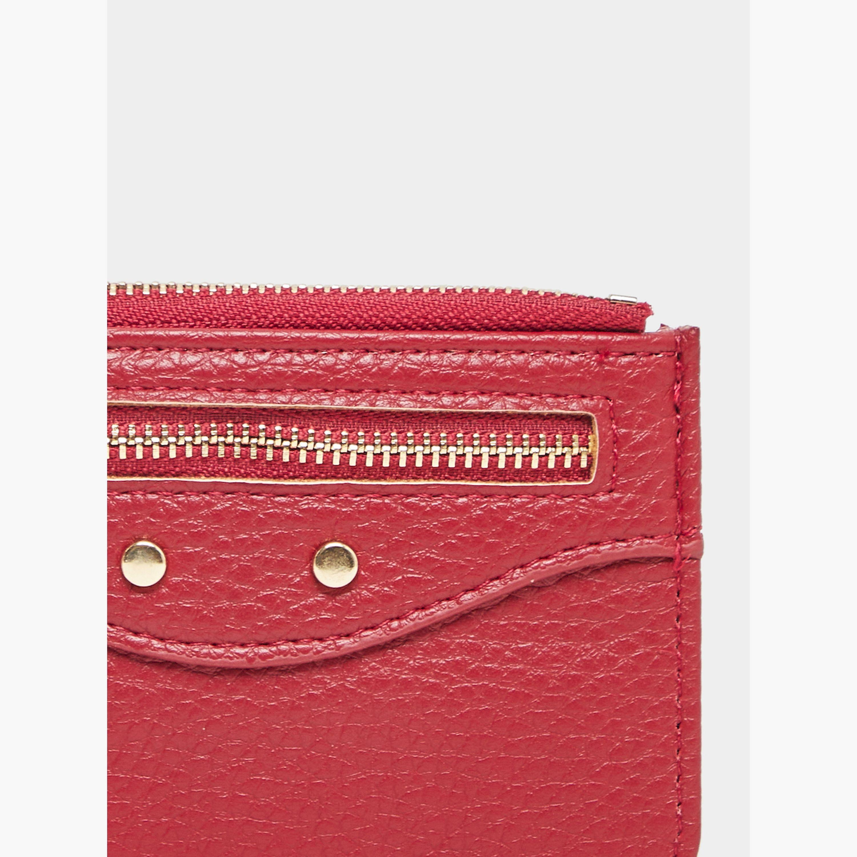 Styli Textured Wallet with Zip Closure-women-bagsandwallets-wallets-image-3