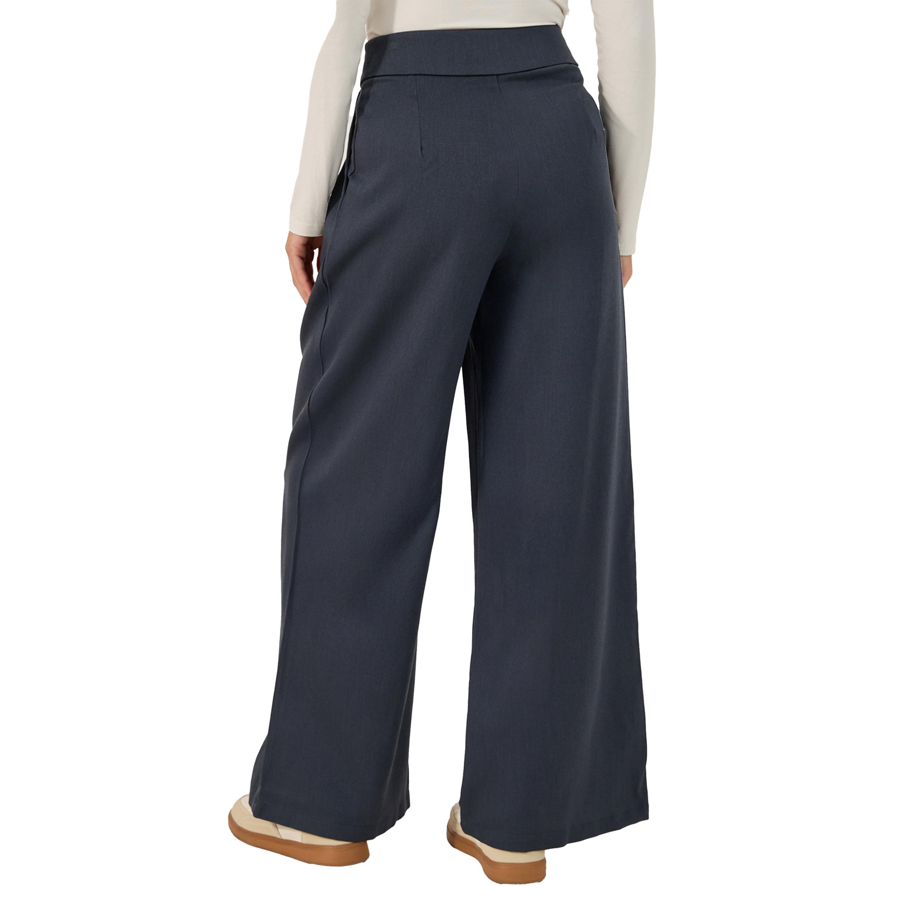 Styli Mid Rise Wide Leg Pleated Trousers-women-clothing-bottoms-trousers-image-4