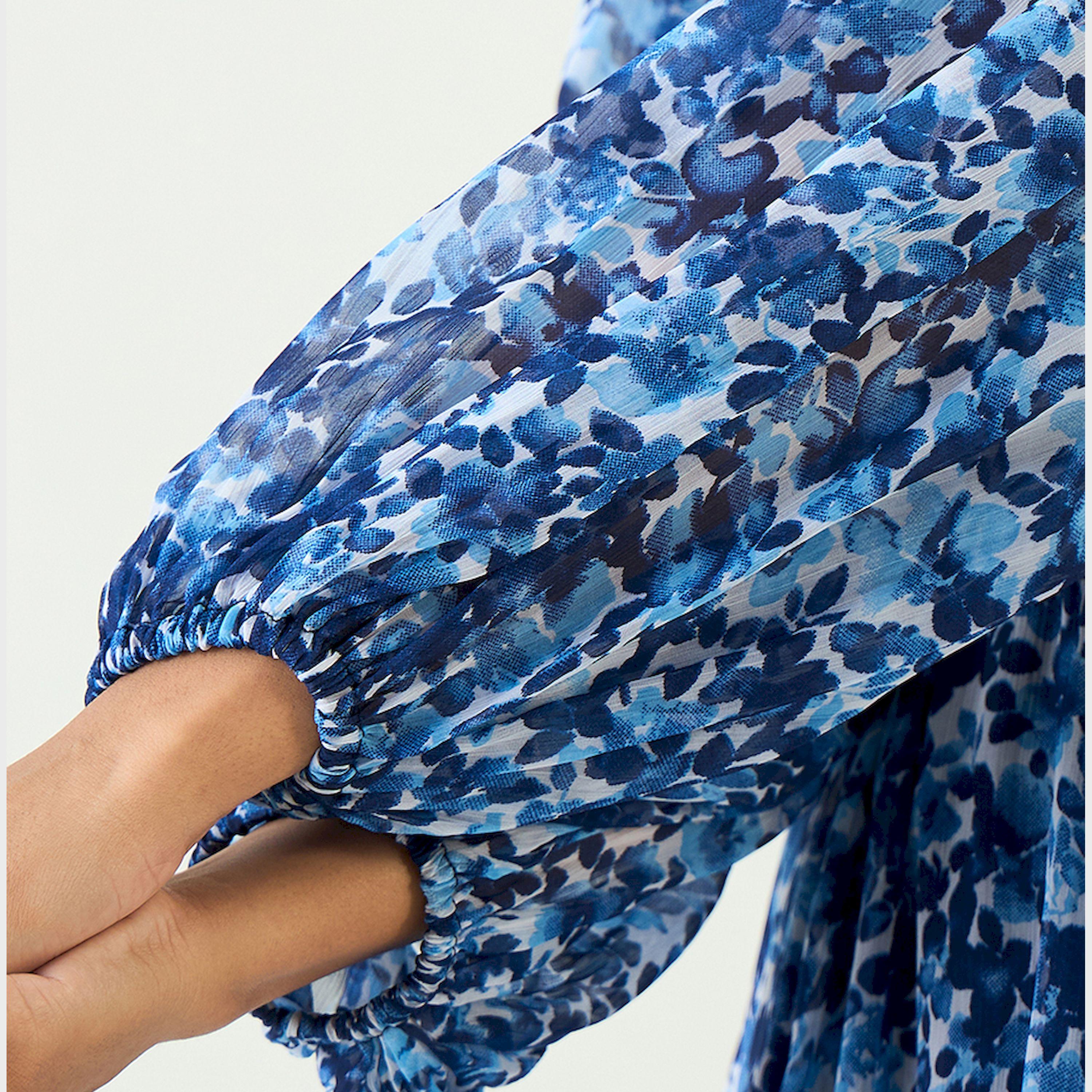 فيميلا × ستايلي - فستان ماكسي بطبعات الأزهار بأكمام منفوخة-women-clothing-dresses-image-6