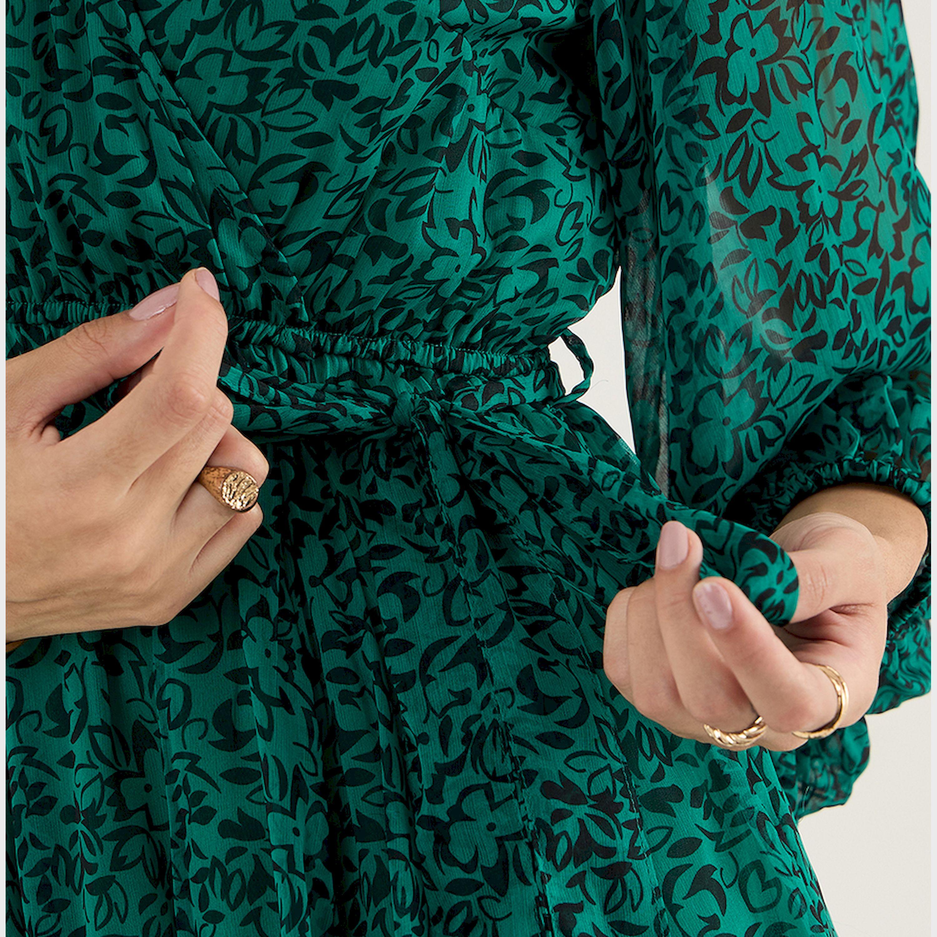 فيميلا × ستايلي - فستان ماكسي بطبعات الأزهار بأكمام منفوخة-women-clothing-dresses-image-4