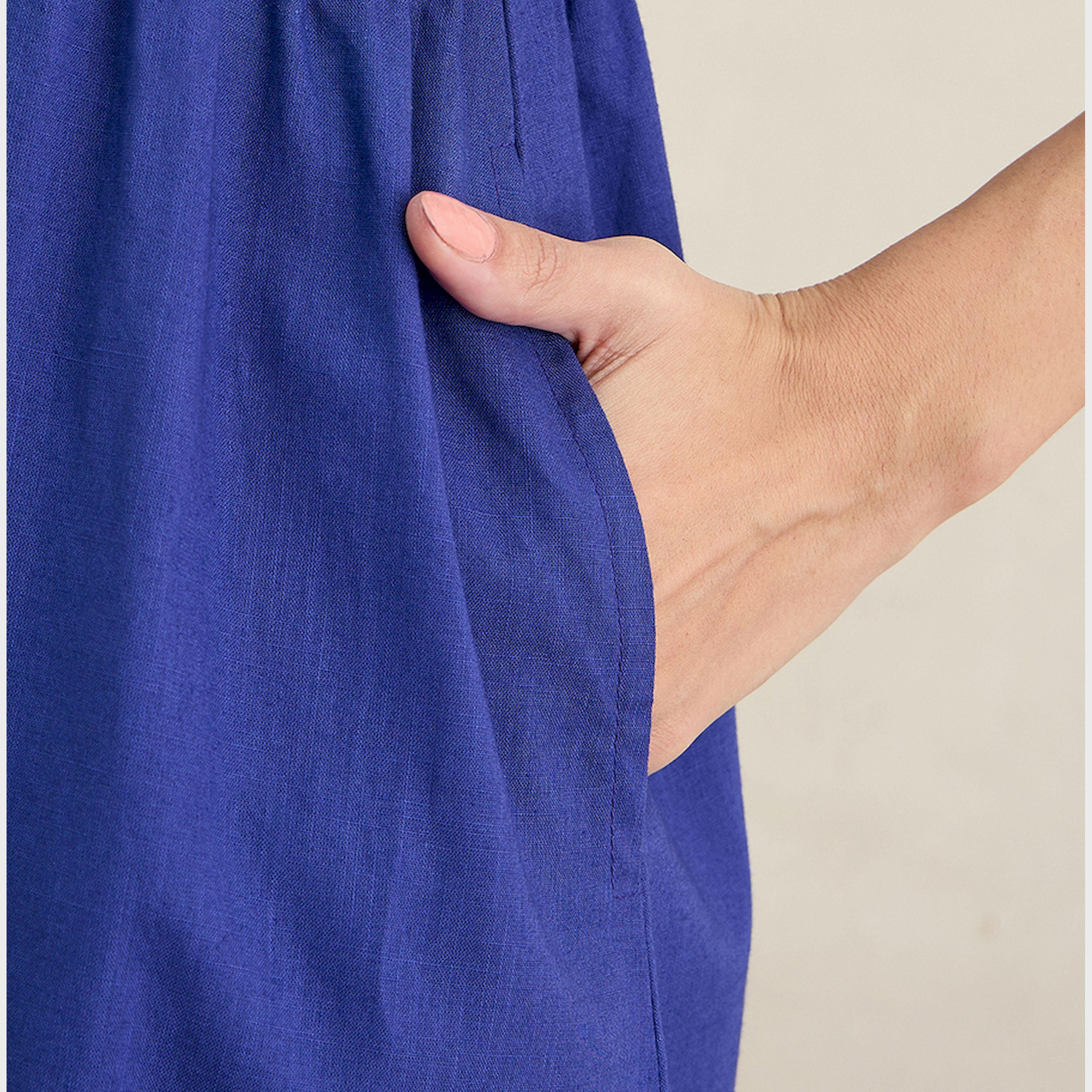 فيميلا × ستايلي - فستان ماكسي من القطن بأكمام منفوخة ورقبة مربعة-women-clothing-dresses-image-5