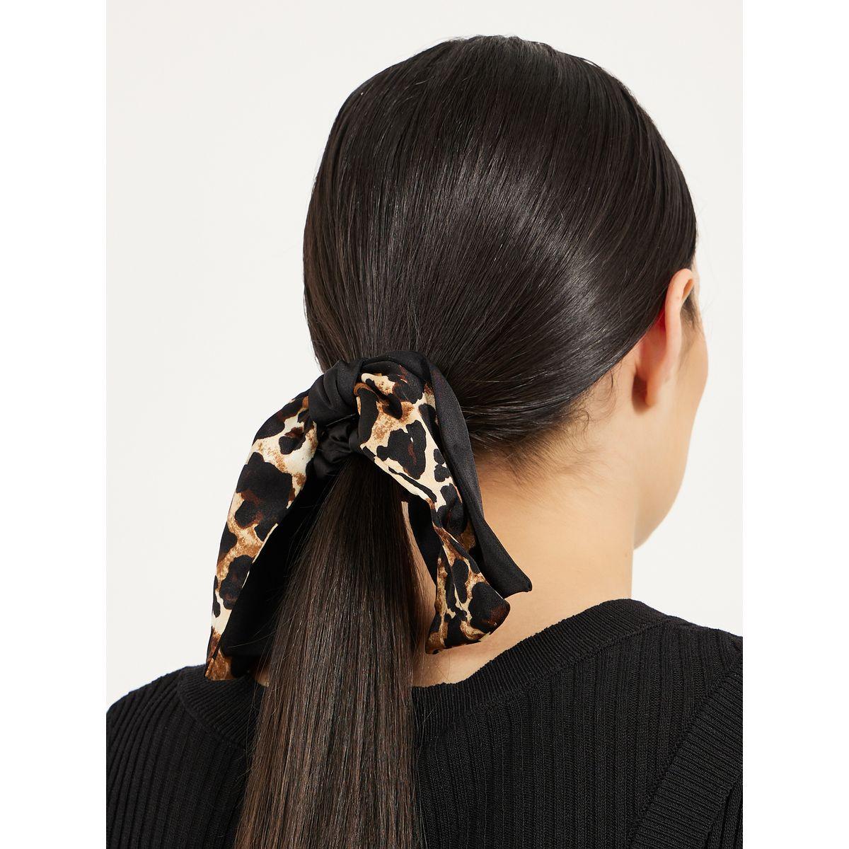 مجموعة من 2 - ربطة شعر سكرانشي بطبعة حيوان-women-hairaccessories-bands-image-2