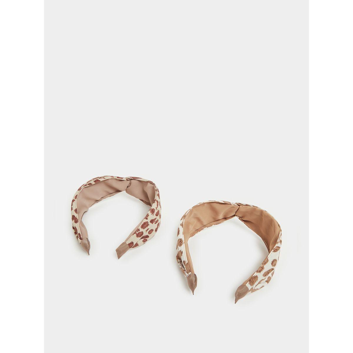 مجموعة من 2 طوق رأس بطبعة حيوان-women-hairaccessories-bands-image-3