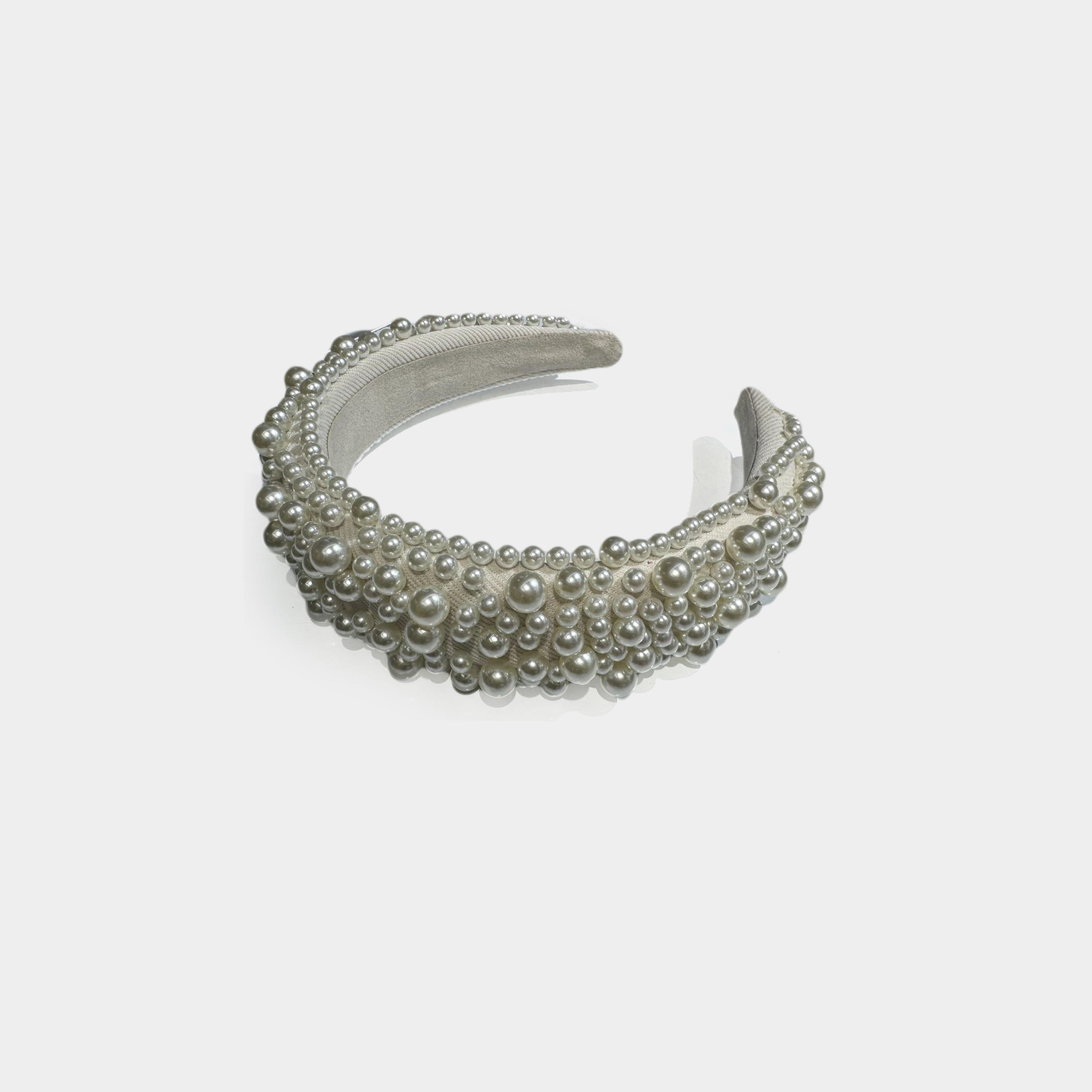 ستايلي - طوق رأس مزين باللؤلؤ الصناعي-women-hairaccessories-bands-image-1