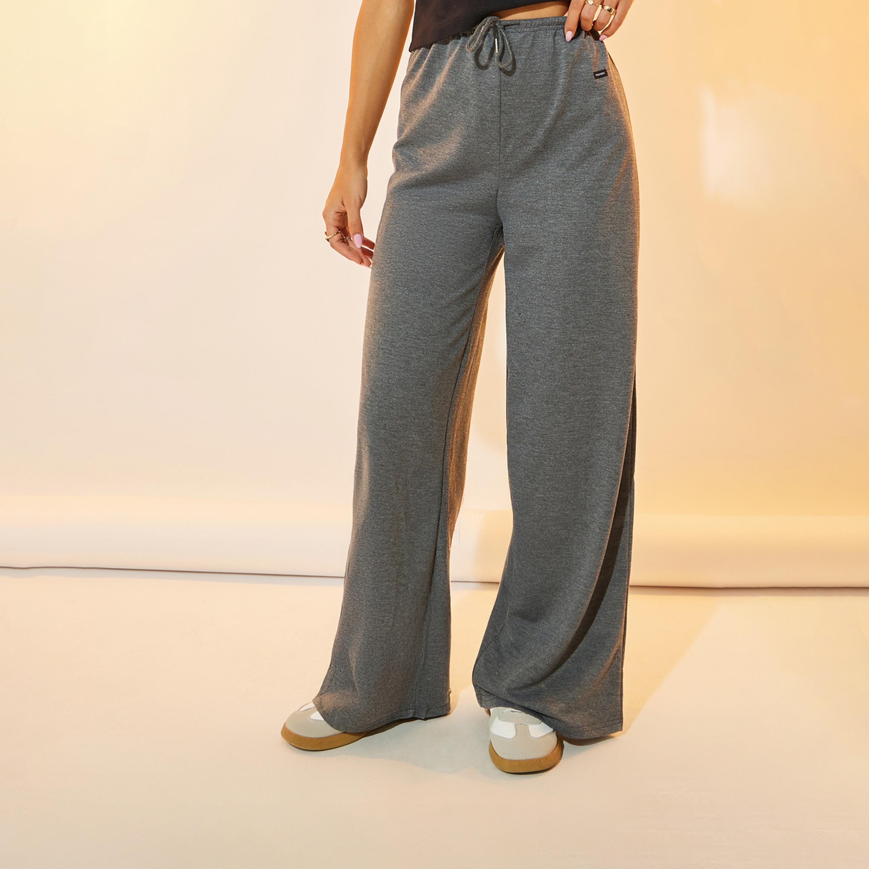 Take Two Mid Rise Patch Detail Wide Leg Pants-women-clothing-bottoms-trousers-image-2