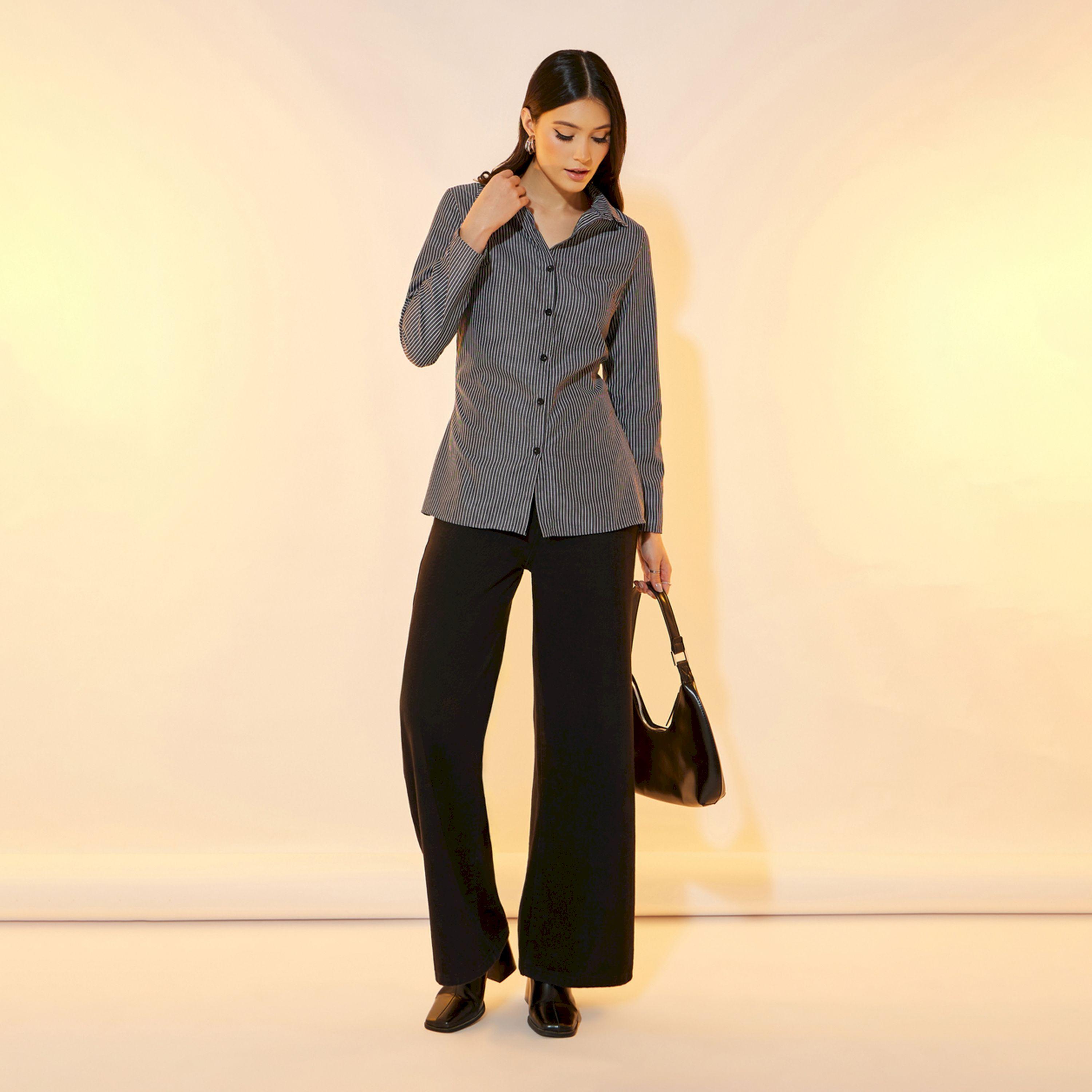 Take Two Striped Regular Fit Long Sleeve Shirt-women-clothing-shirtsandblouses-shirts-image-2