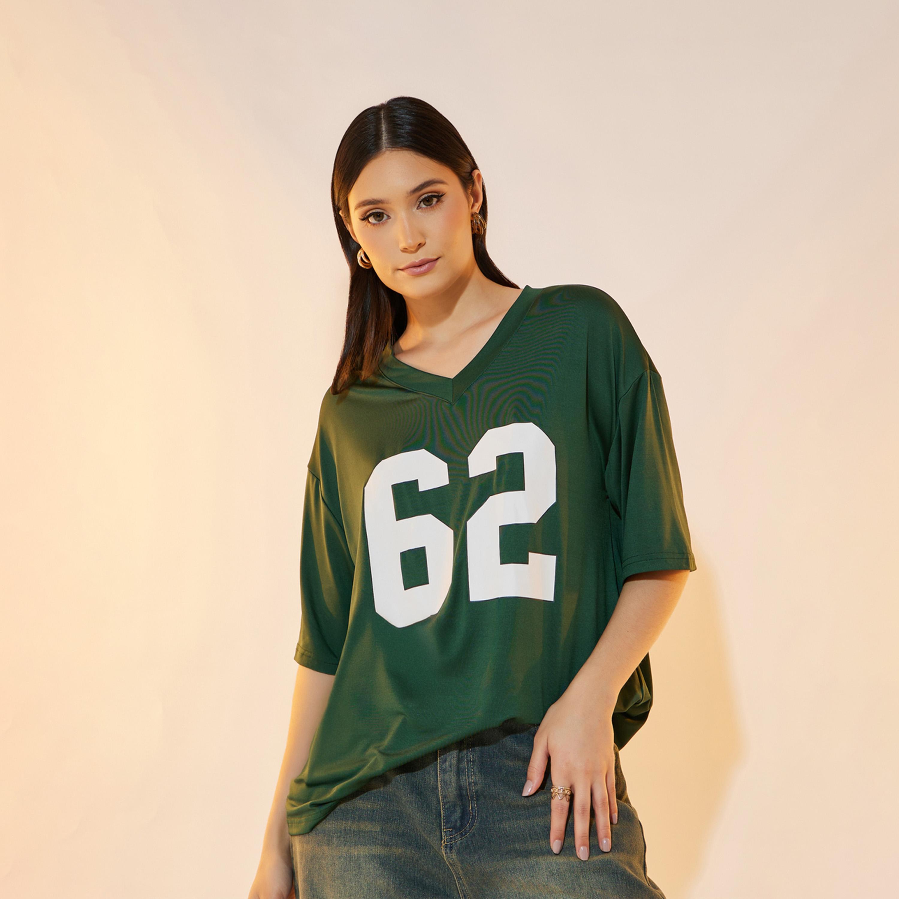تيشيرت بطبعة جرافيك وأكمام قصيرة-women-clothing-tshirts-image-1