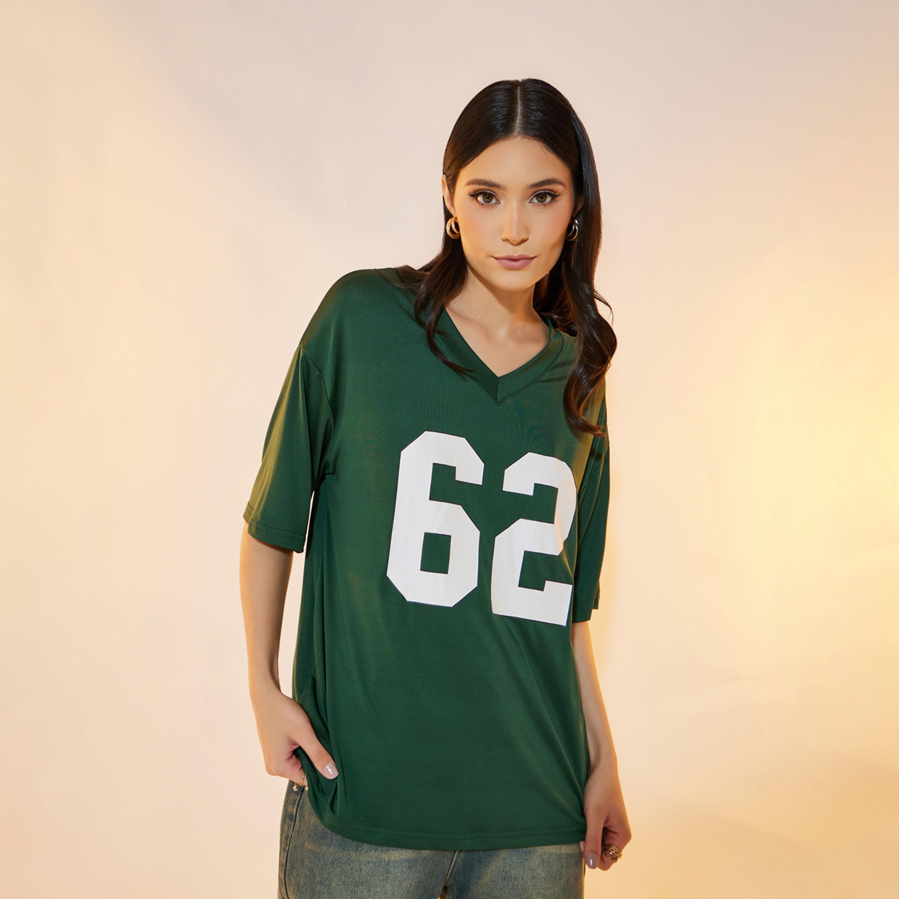 Take Two Graphic Print V-Neck Short Sleeve T-Shirt-women-clothing-tshirts-image-3